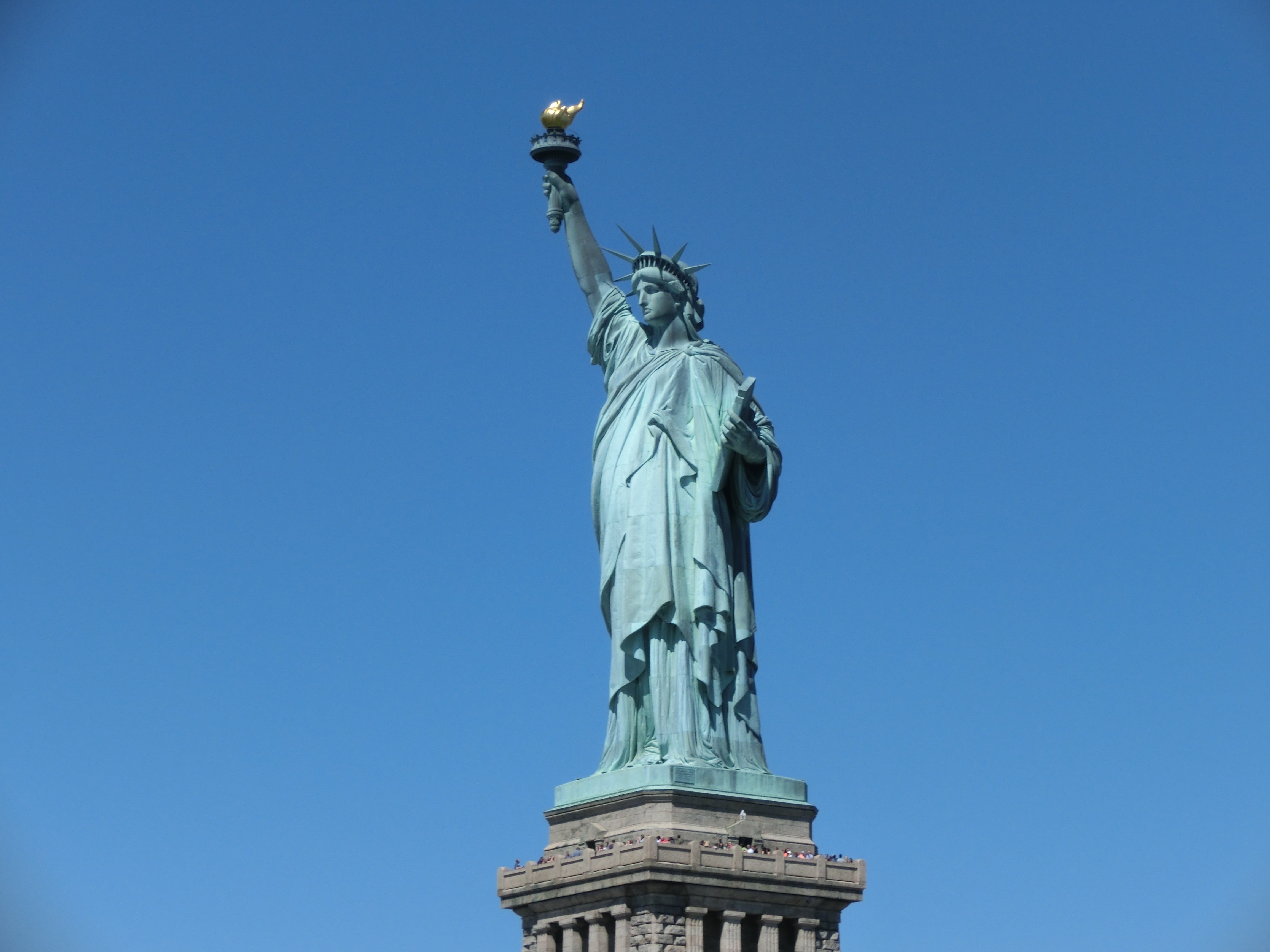 america, blue, tourism, uSA, day, architecture, famous Place, liberty, freedom, nyc, travel, female likeness, york, new York City, craft, representation, HD Wallpaper