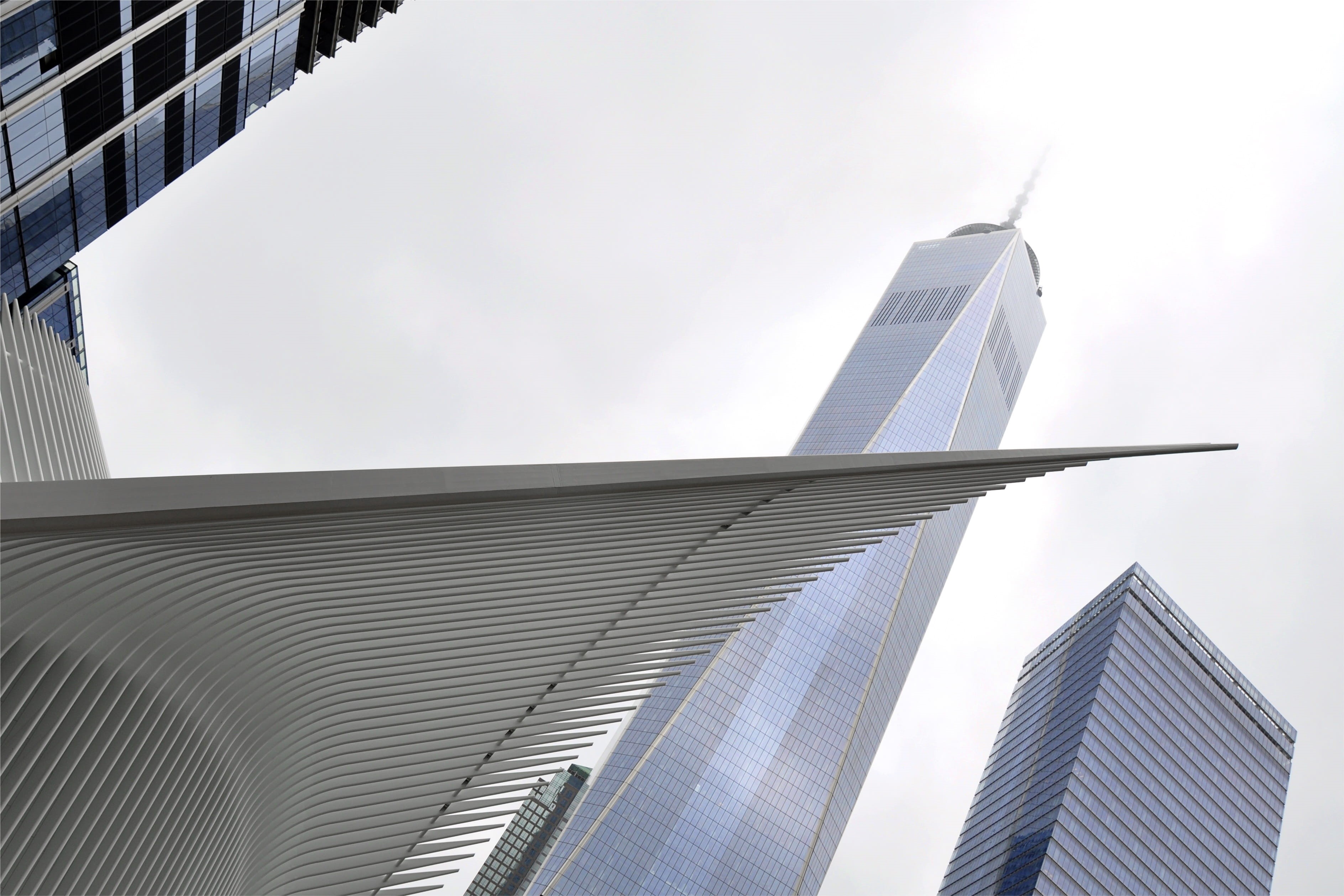 glass, american, avant-garde, america, built Structure, office, abstract, Architecture, office building exterior, sky, gray, pattern, downtown District, HD Wallpaper