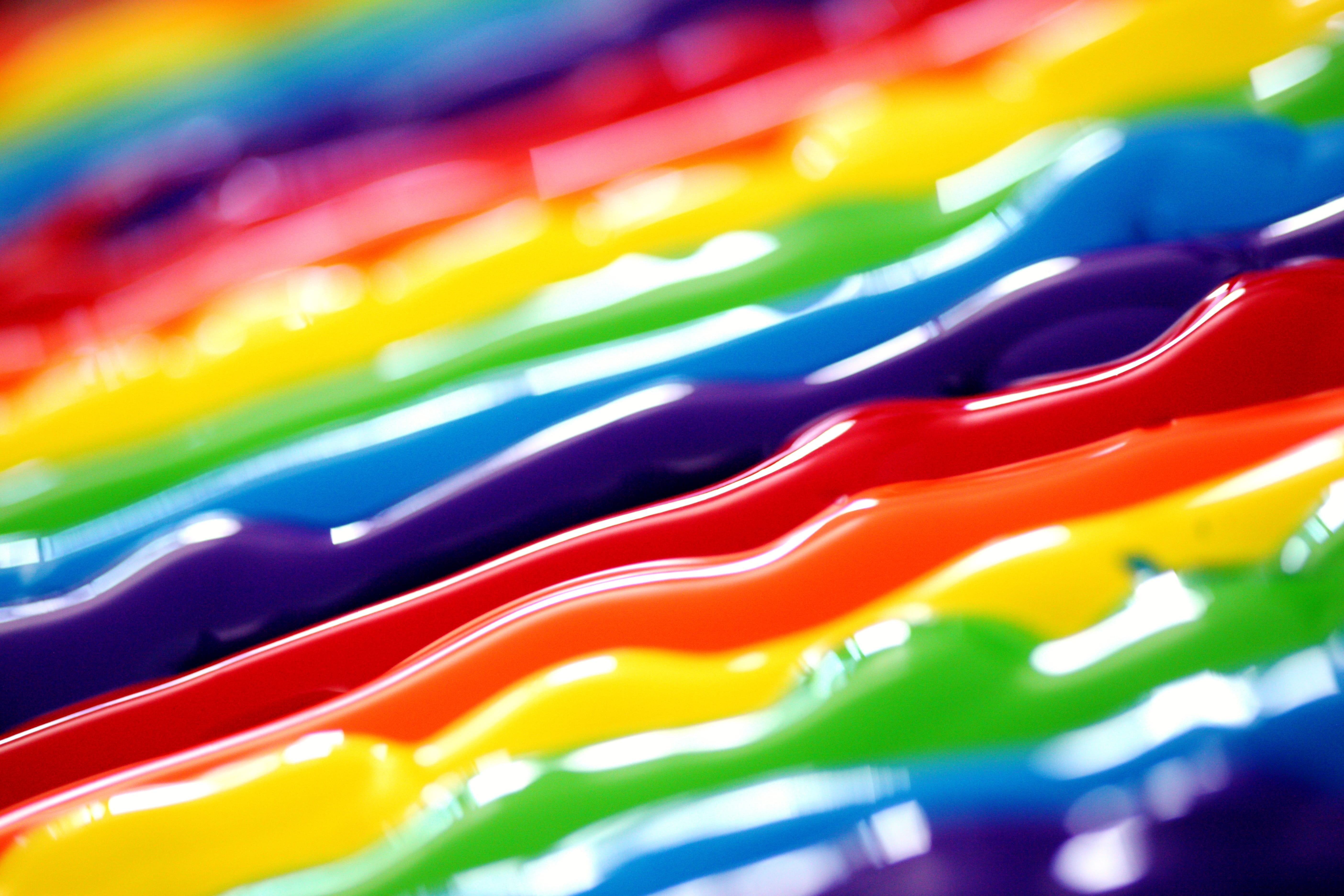 rainbow, art, choice, gay, wet paint, watercolor paints, colorful, pride month, artistic, multi colored, vibrant color, vibrant, creativity, multicolored, HD Wallpaper