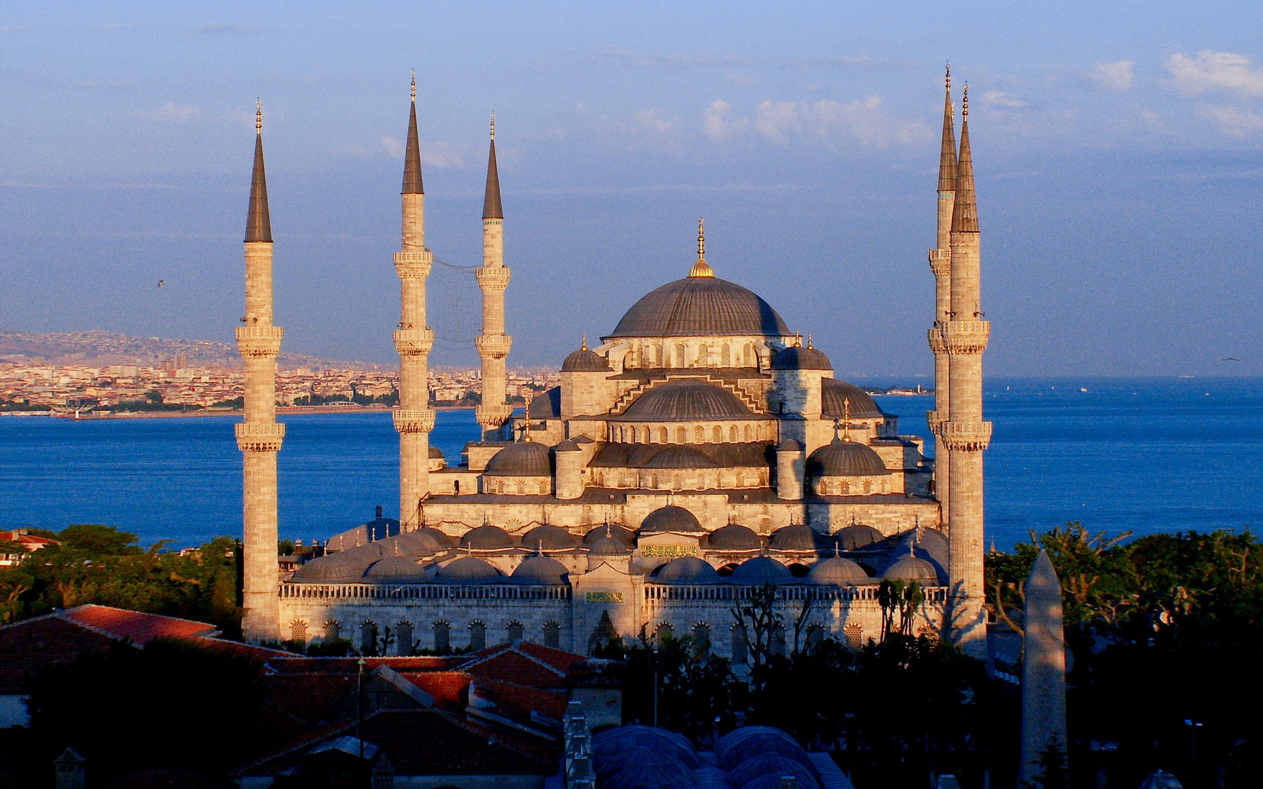  2K, sultan, mosque, blue, ahmed, turkey, istanbul, hd, HD Wallpaper