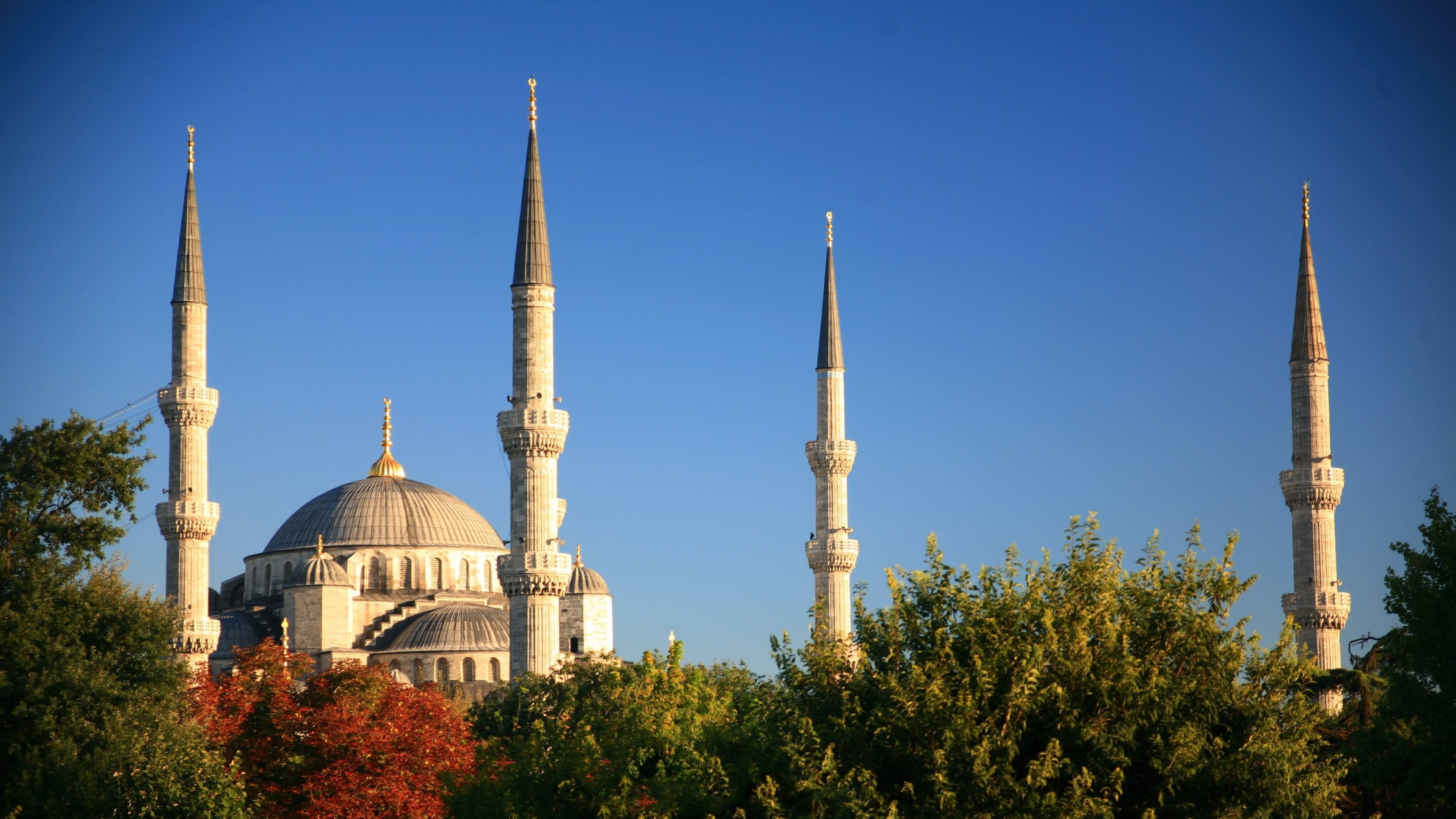 4K, sultan ahmed mosque, HD Wallpaper