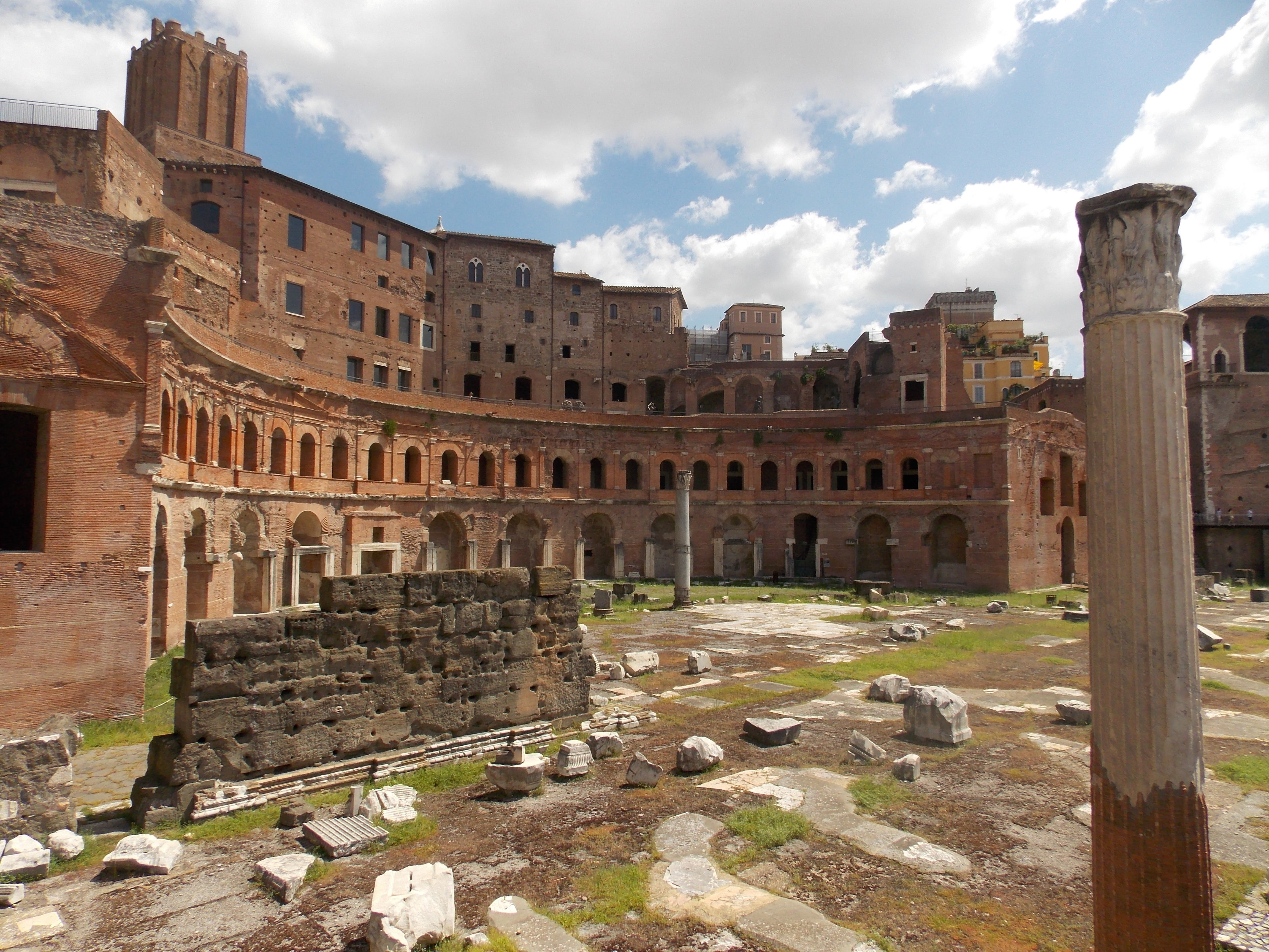 architecture, no people, archaeology, landmark, old ruin, history, built structure, forum romanum, ruined, the past, building exterior, rome, old, tourism, HD Wallpaper