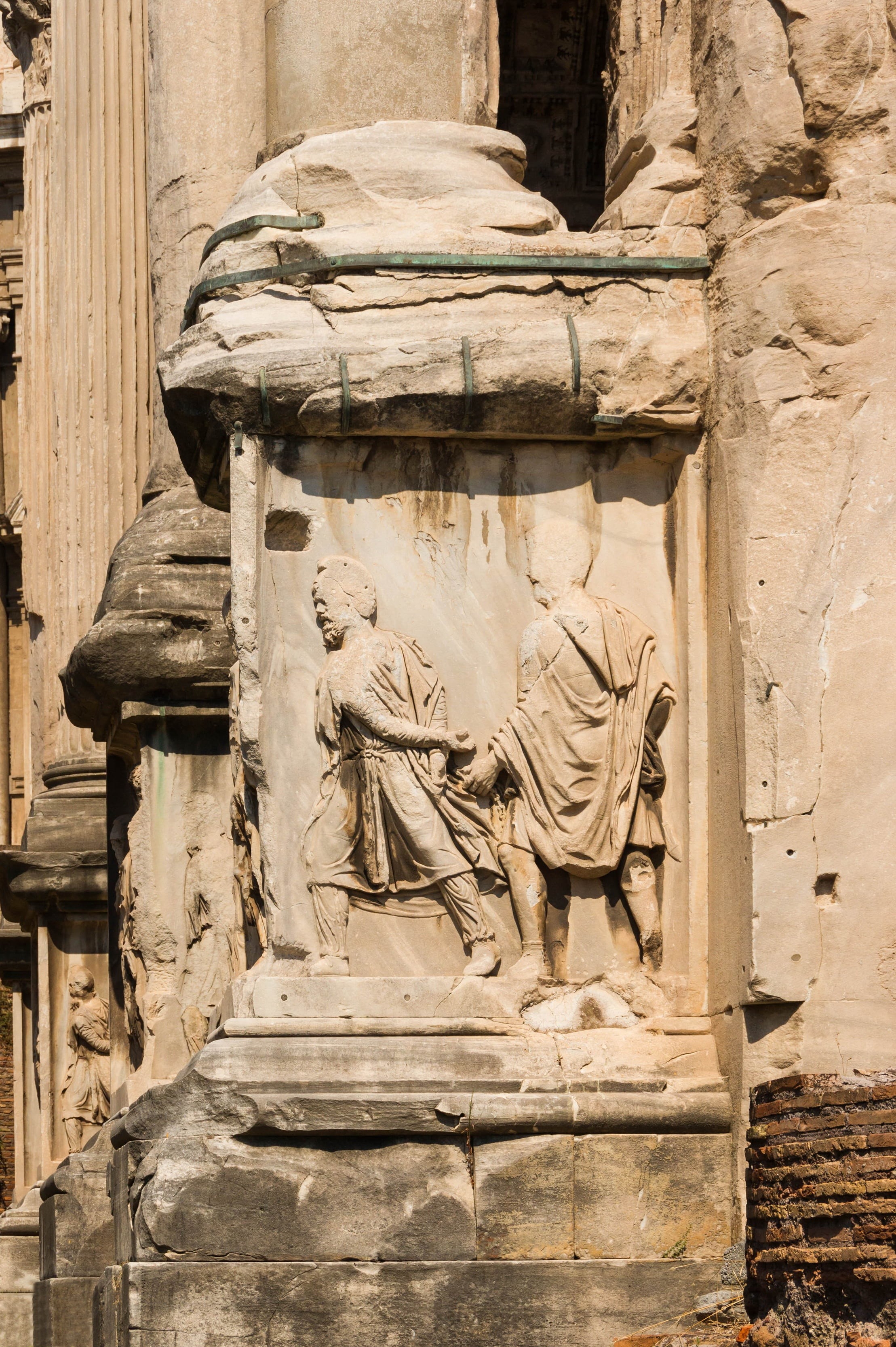 no people, craft, 2K, stone, ancient, art and craft, famous Place, carving - craft product, forum romanum, the past, sculpture, italy, historic, statue, Phone HD Wallpaper