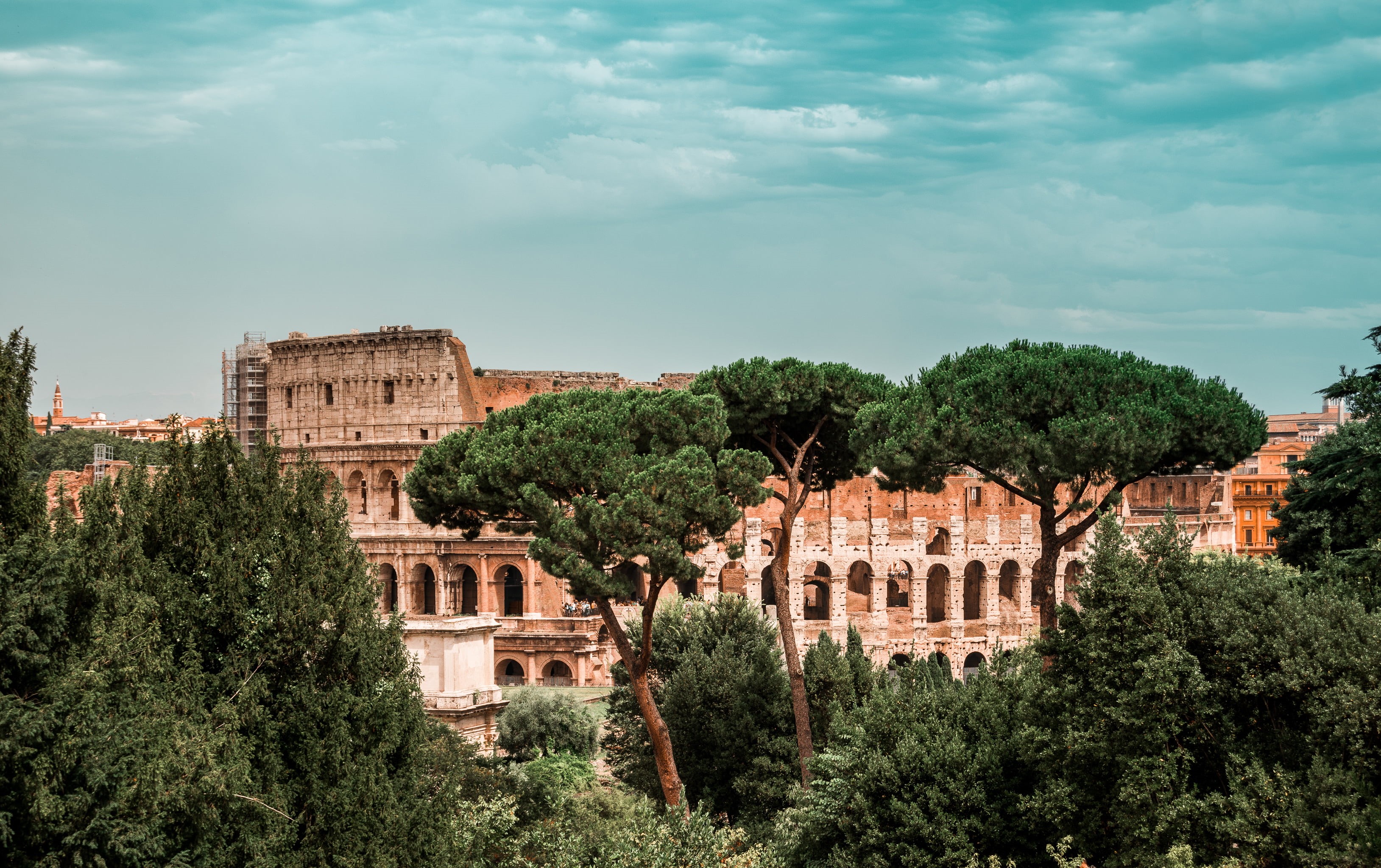cultures, roman, monument, rajasthan, 2K, cloud - sky, day, outdoors, ancient civilization, palace, old Ruin, tourism, mughal Empire, roman Forum, sky, HD Wallpaper