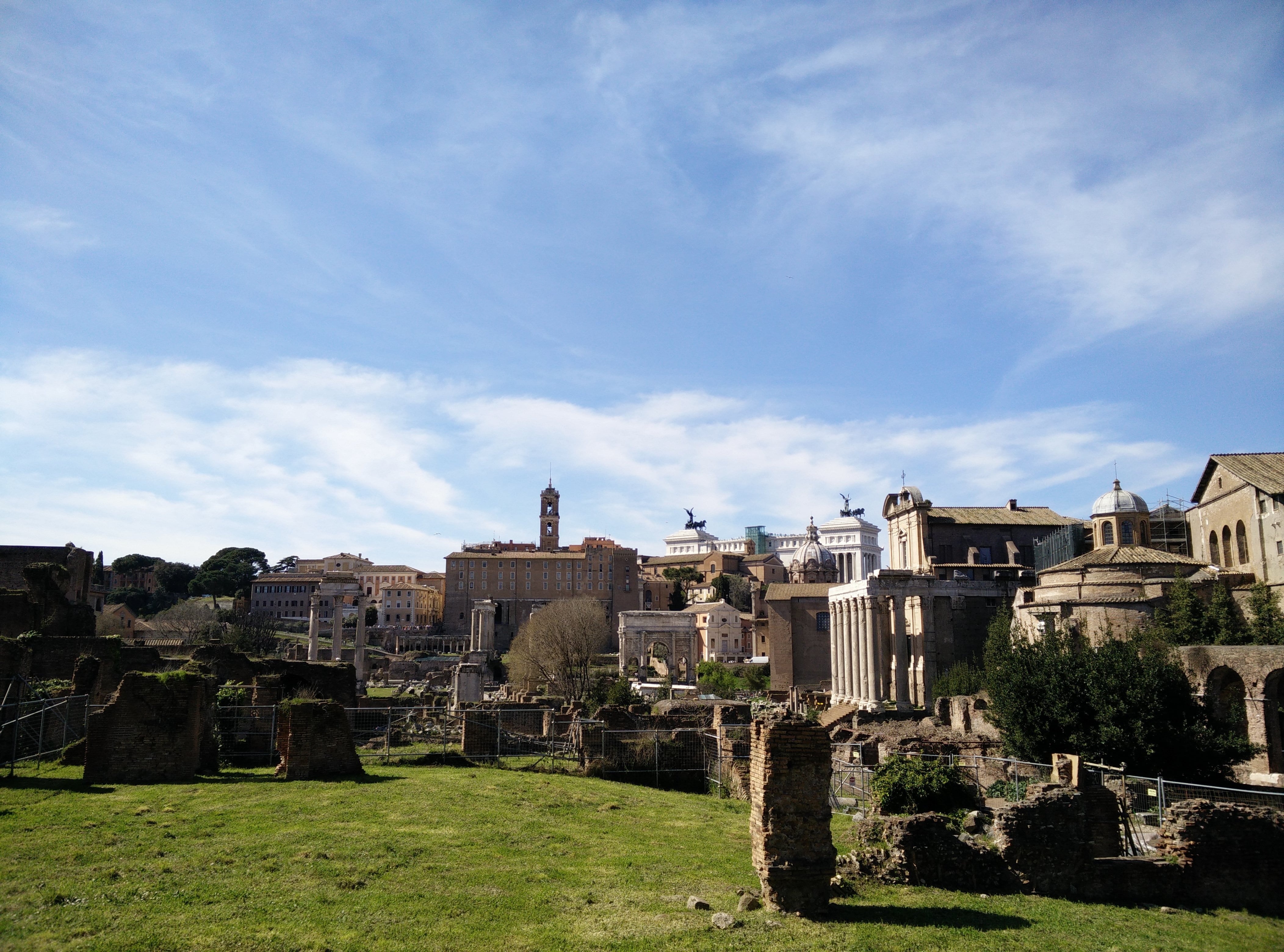 old, no people, the past, ancient civilization, architecture, cloud - sky, city, tourism, 4K, travel, grass, plant, travel destinations, old ruin, history, HD Wallpaper