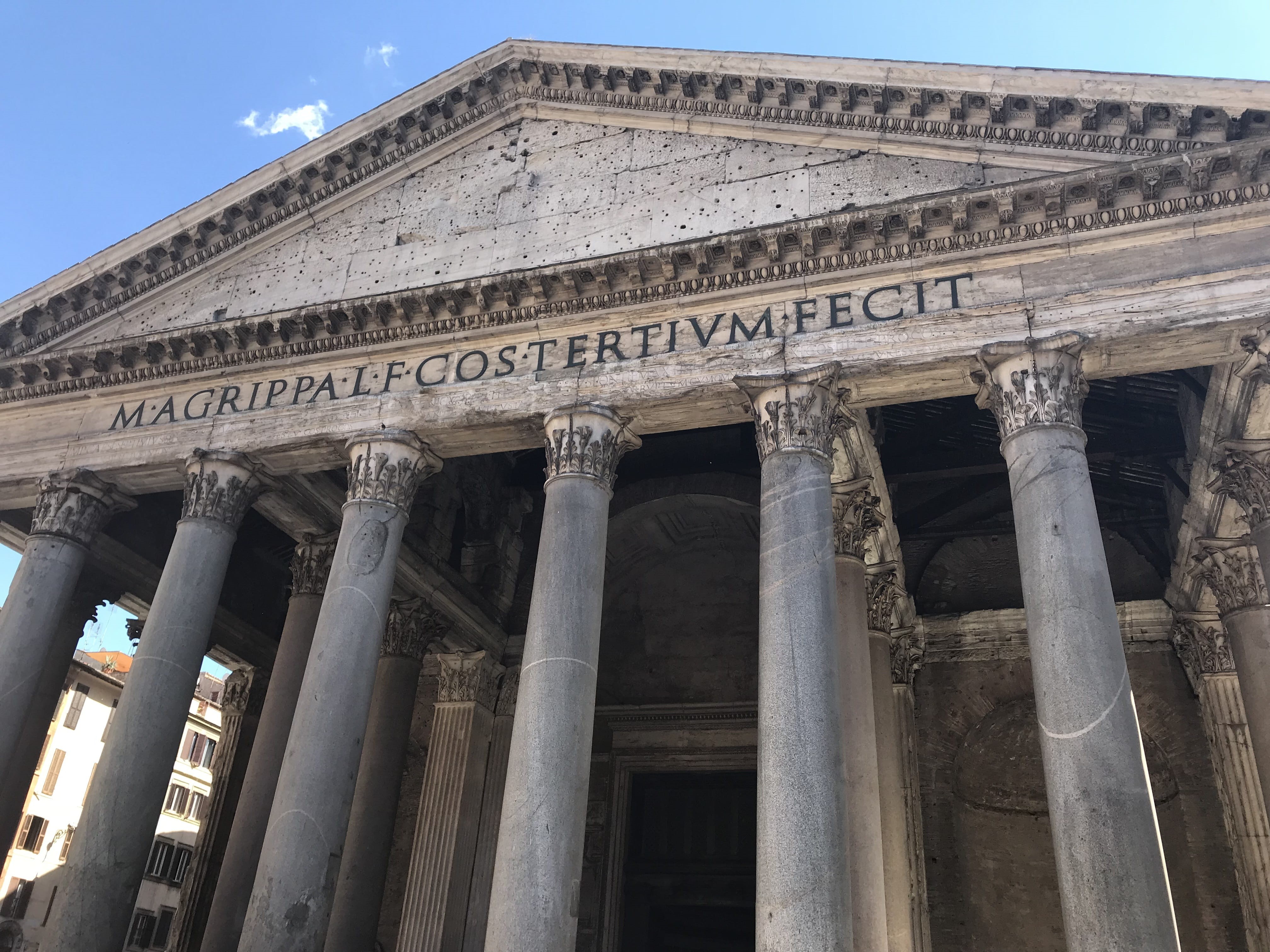 no people, colonnade, government, script, tourism, italy, travel destinations, low angle view, non-western script, historic, travel, nature, architecture, HD Wallpaper