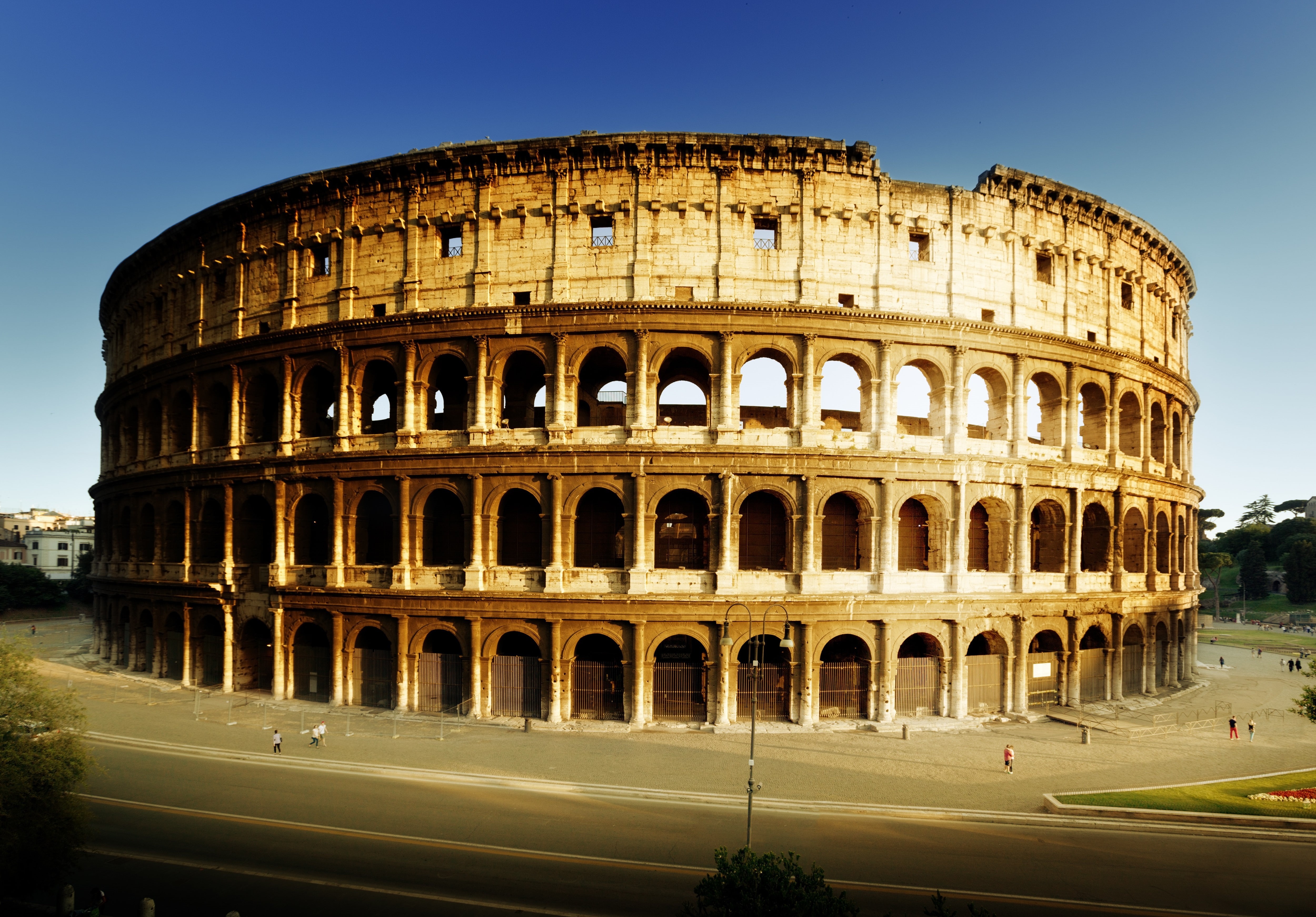 architecture, ancient, 4K, Colosseum, building, Rome, Italy, old building, HD Wallpaper
