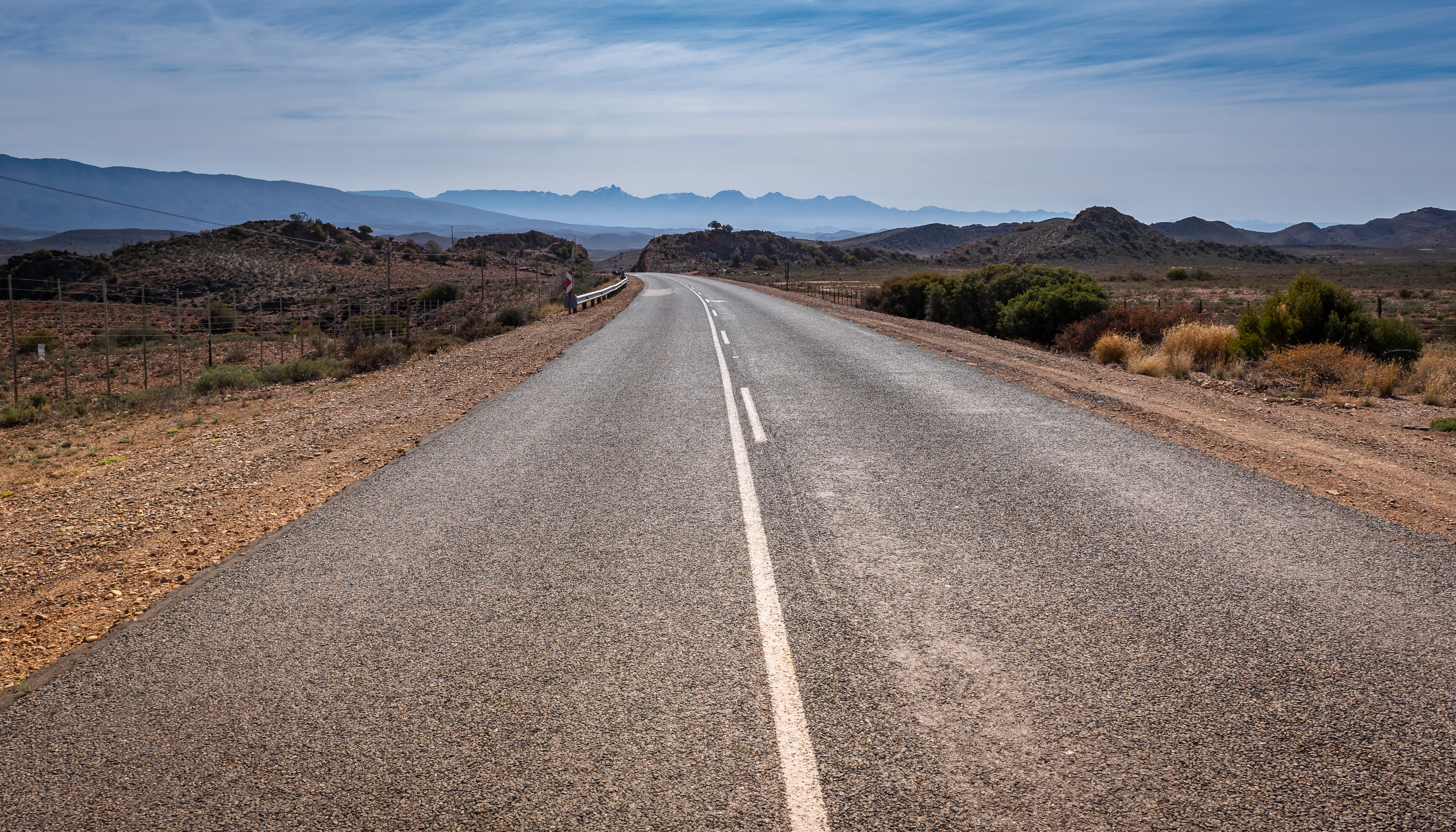 climate, no people, environment, the way forward, route 62, outdoors, arid climate, desert, direction, scenics - nature, symbol, diminishing perspective, HD Wallpaper