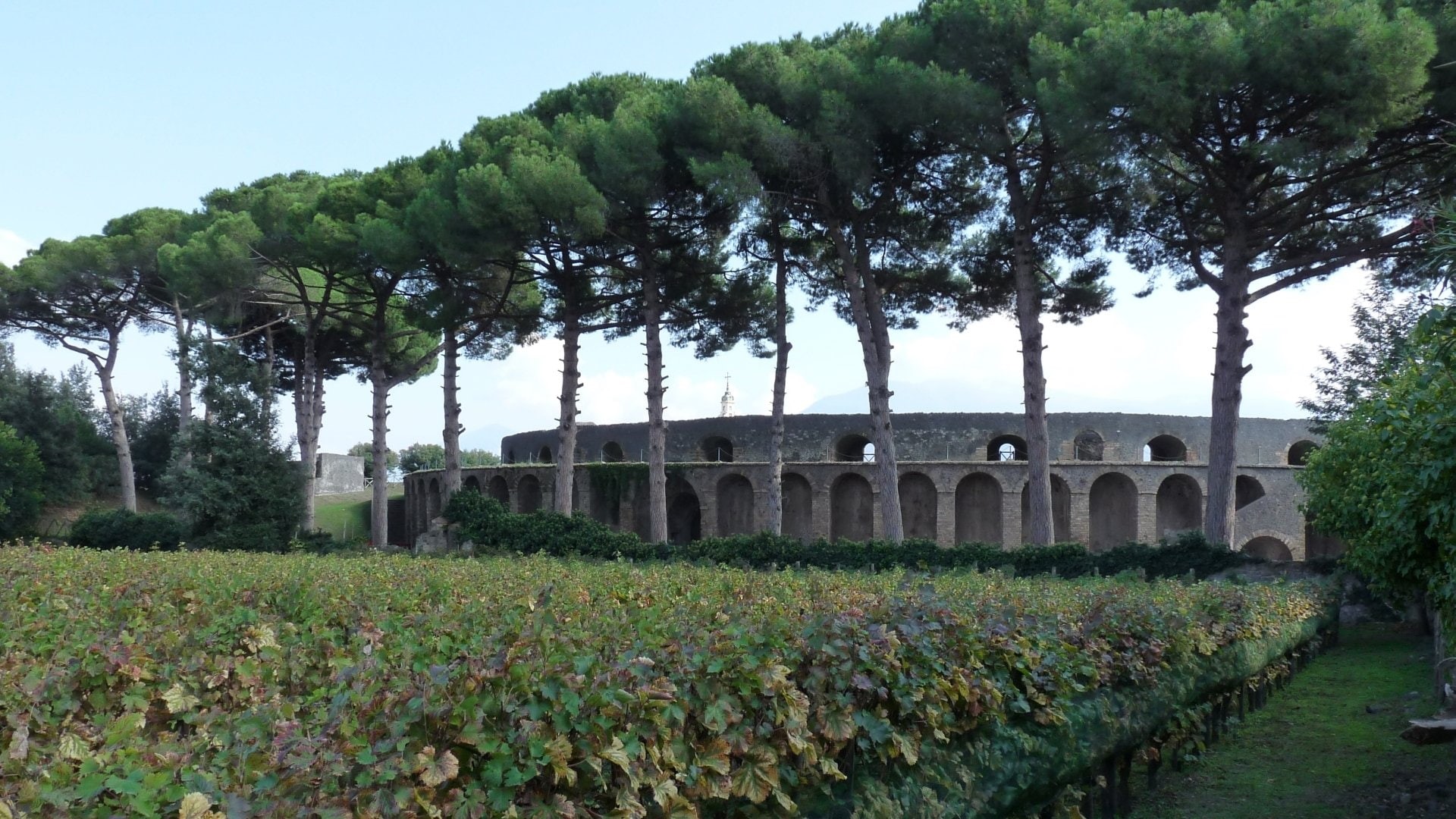 1080P, Amphitheatre Of Pompeii, Monuments, HD Wallpaper