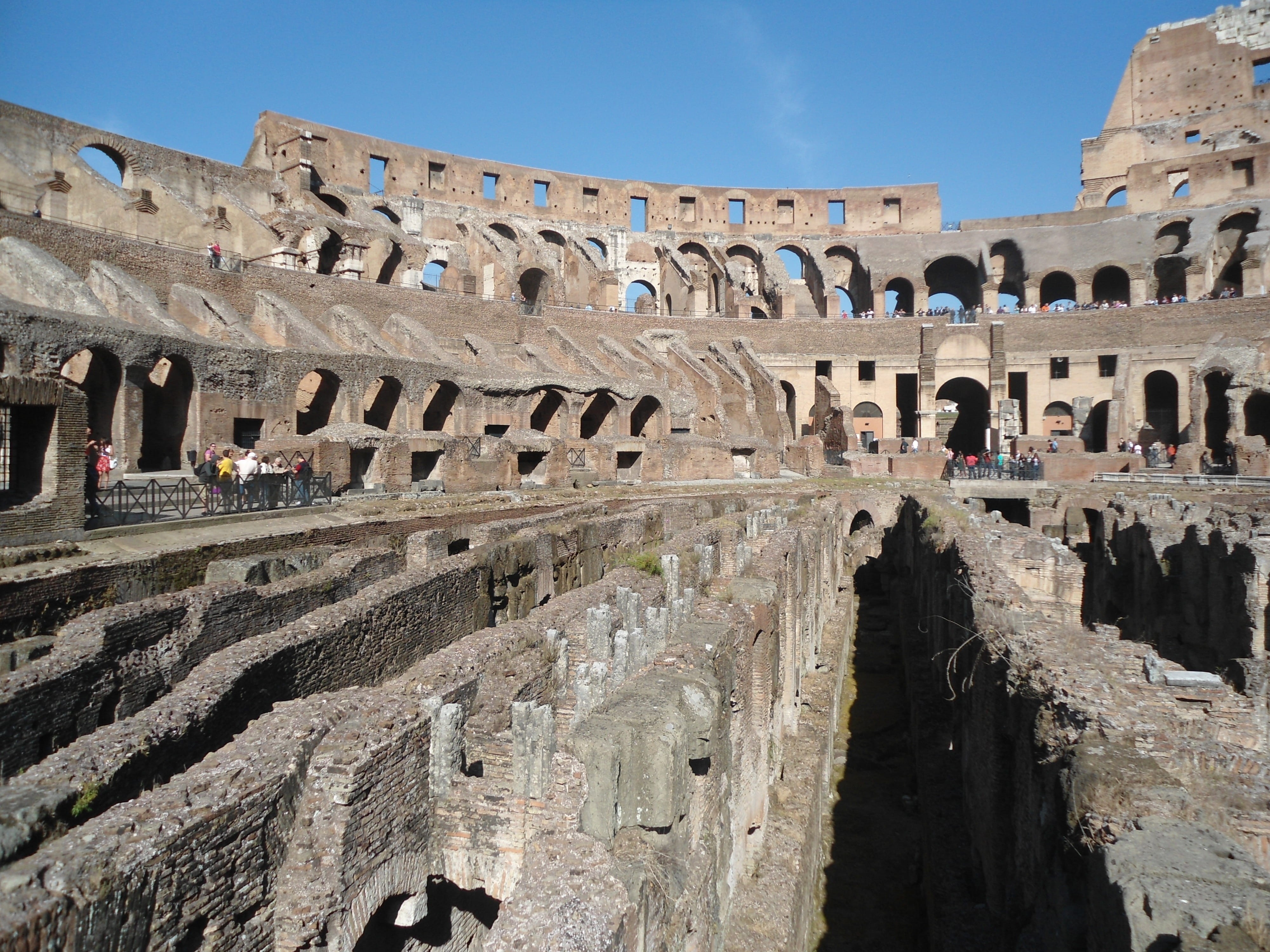 built structure, sky, nature, tourism, day, Coliseum, history, Colosseum, travel, travel destinations, historic, gladiators, arts culture and entertainment, HD Wallpaper