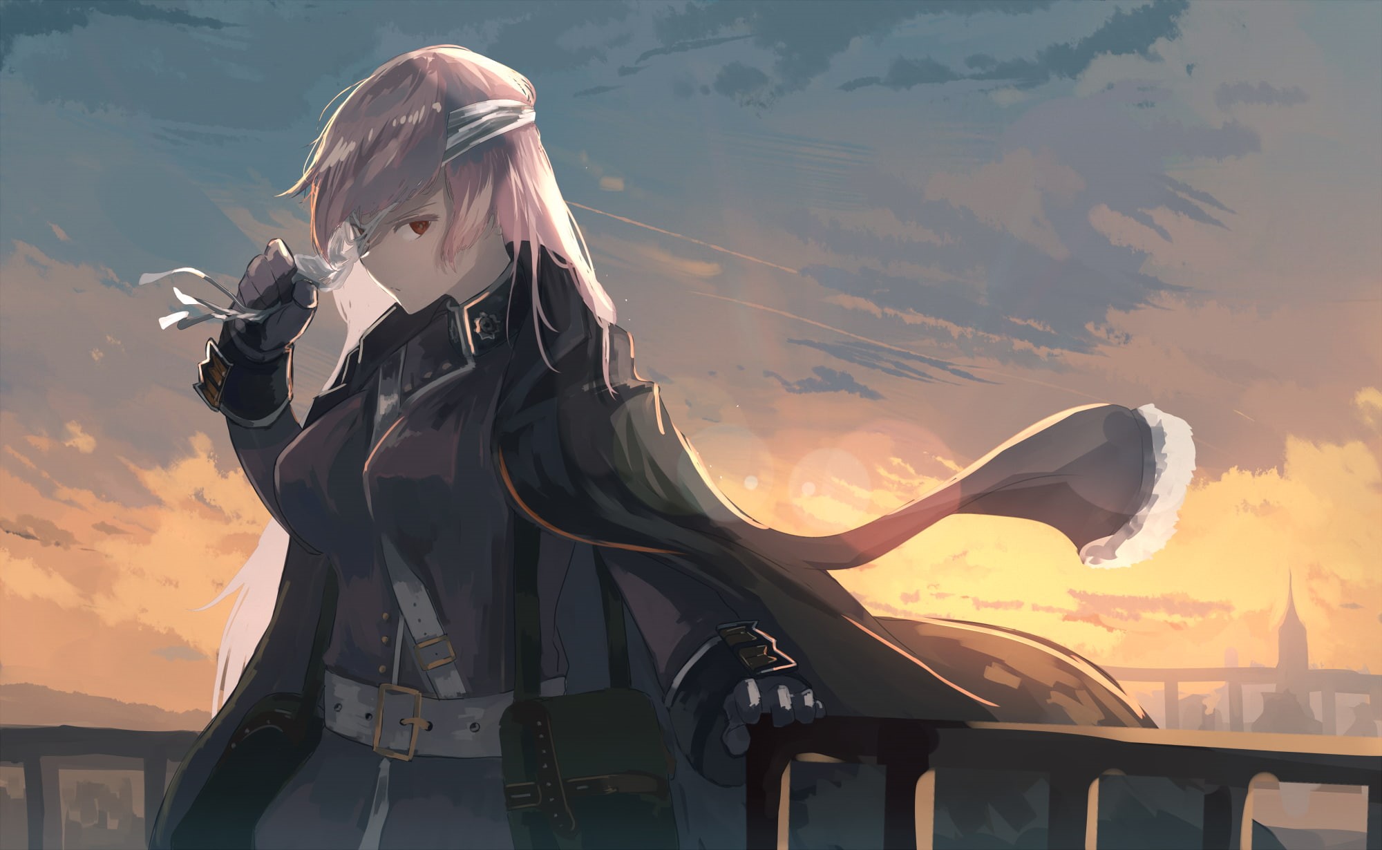 front view, nature, women, lifestyles, beautiful woman, leisure activity, hair, hairstyle, original characters, Florence Nightingale (Fate/Grand Order), HD Wallpaper