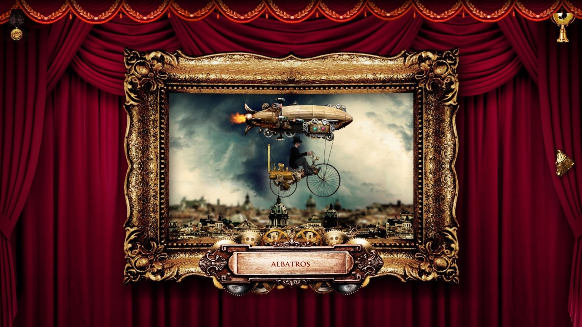 bicycle, close-up, no people, retro styled, frame, indoors, architecture, Zeppelin, wealth, flying, stage - performance space, lighting equipment, metal, HD Wallpaper