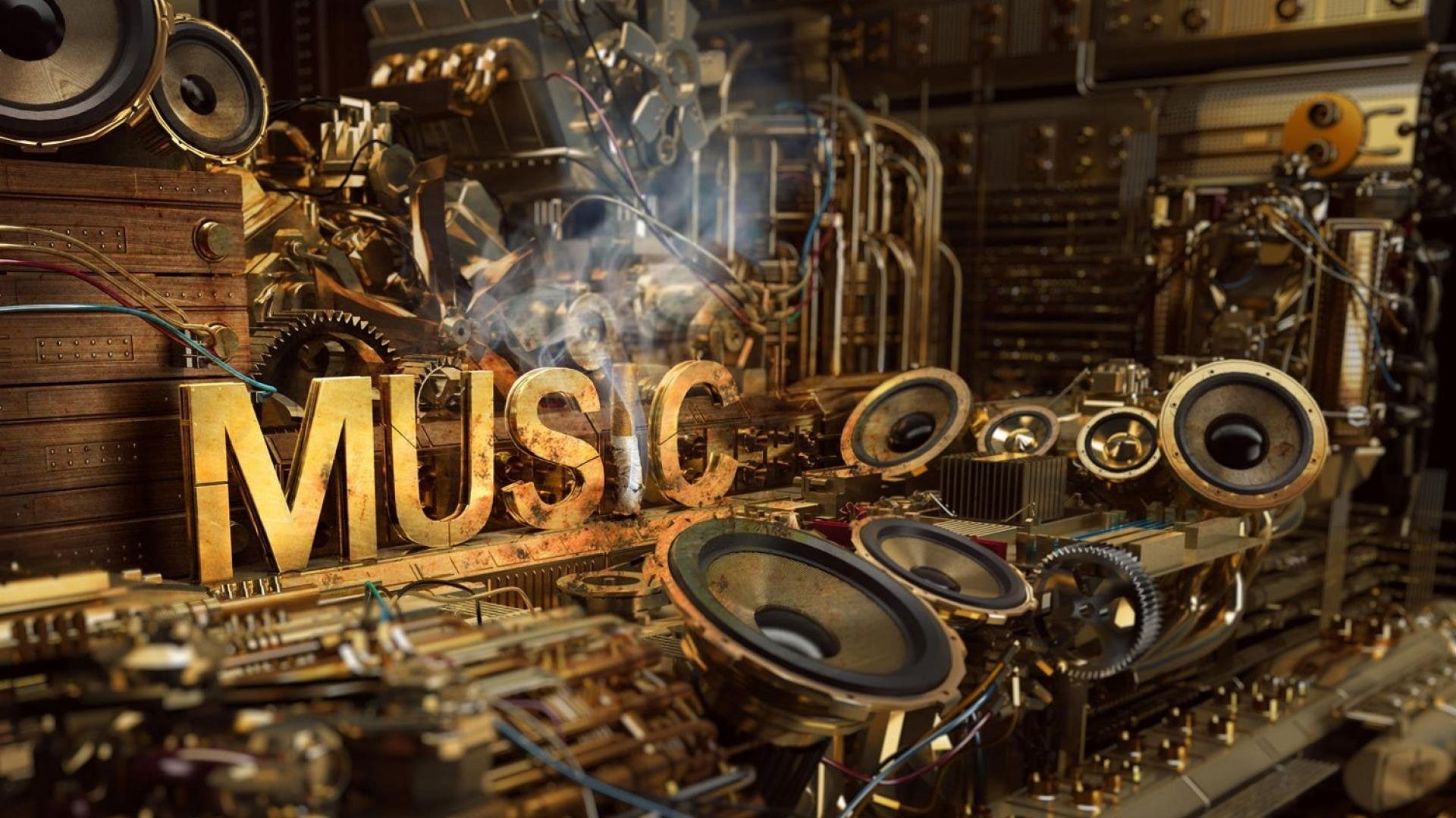 wind instrument, circuit board, brass, technology, 1080P, light, design, music, french horn, metal, sax, business, pattern, art, HD Wallpaper
