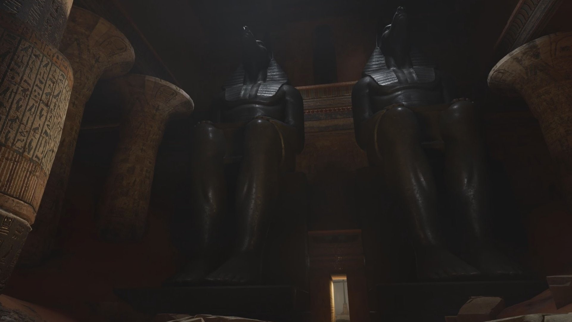 Temple, Assassins Creed Origins, Anubis, Statue, 1080P, Assassins Creed, HD Wallpaper
