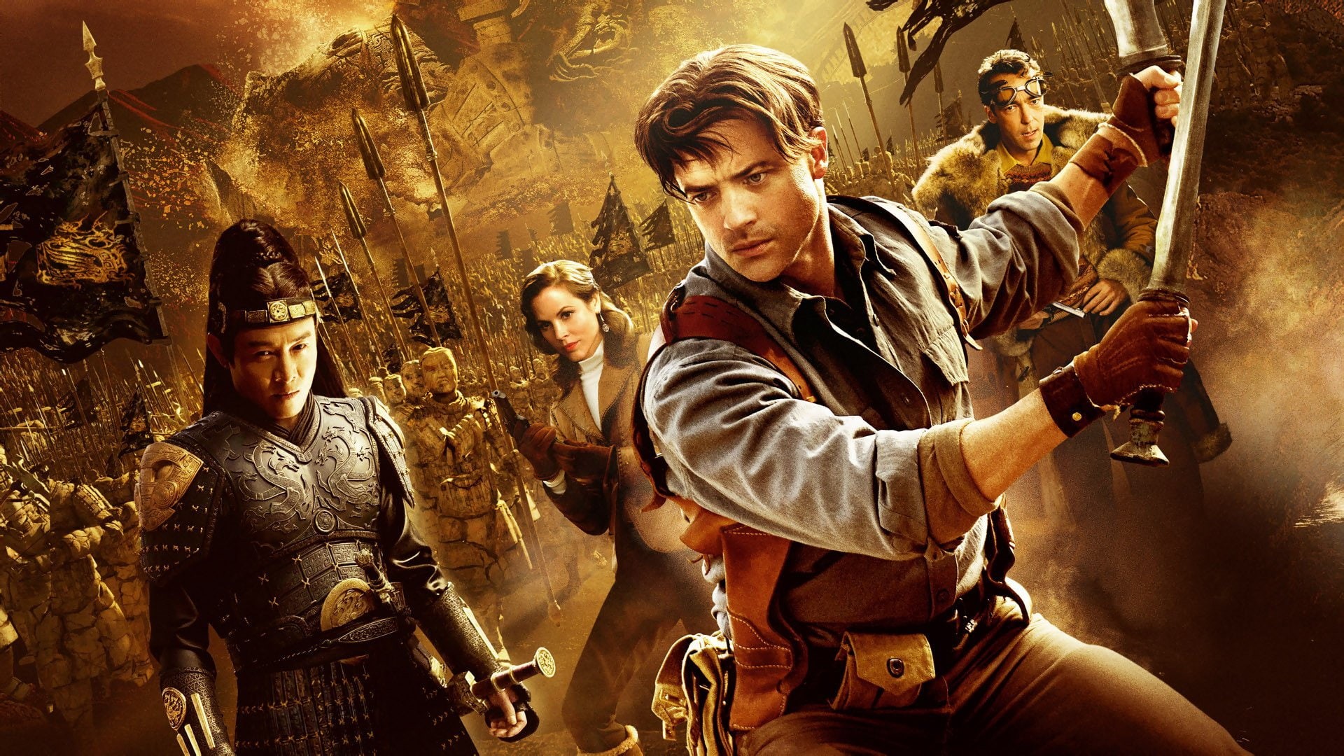 The Mummy: Tomb of the Dragon Emperor, Maria Bello, Movie, Jonathan Carnahan, 1080P, Brendan Fraser, John Hannah, Jet Li, HD Wallpaper