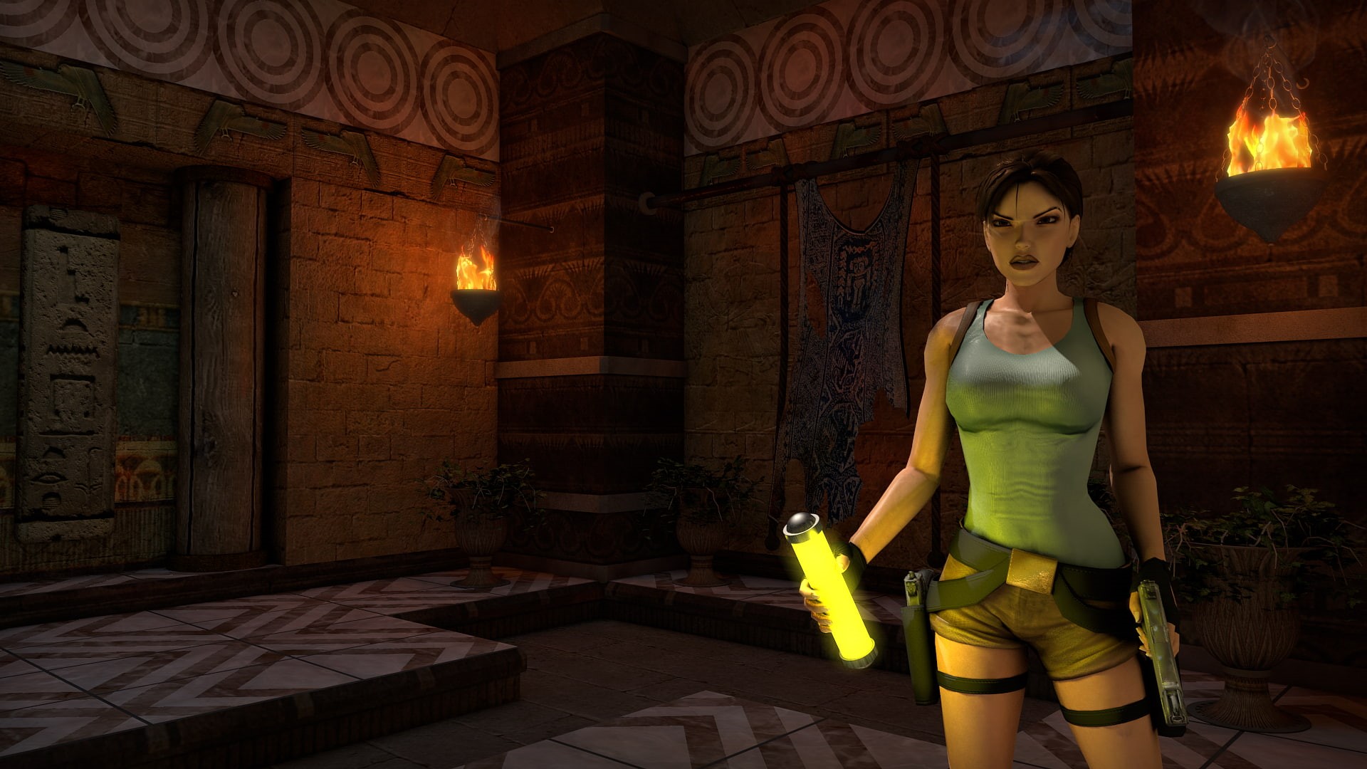 hairstyle, real people, 1080P, lifestyles, beautiful woman, leisure activity, fashion, holding, Lara Croft, front view, looking away, women, Lara Croft and the Temple of Osiris, HD Wallpaper
