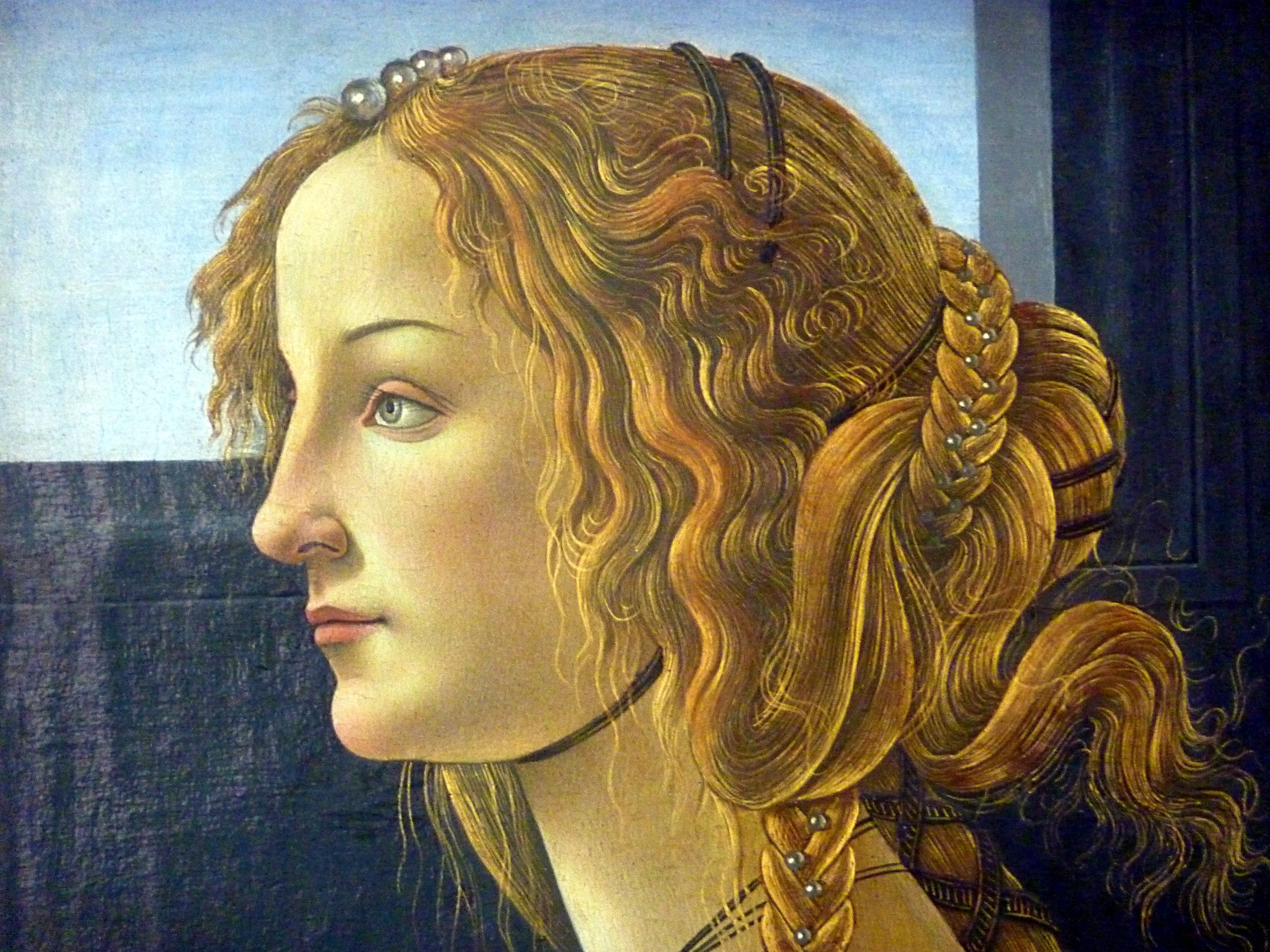 botticelli, hair, representation, indoors, 2K, headshot, looking, close-up, human head, woman, statue, human representation, body part, portrait, craft, HD Wallpaper