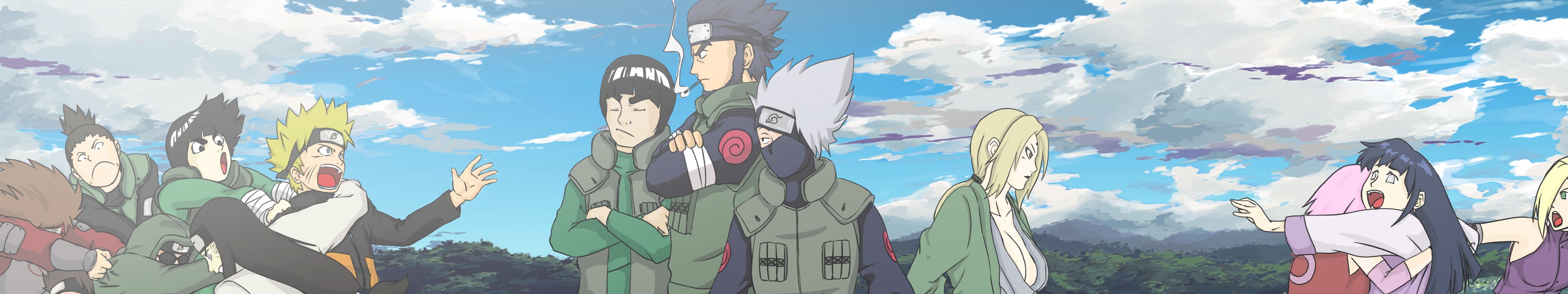 tripple, serie, 5K, multi, series, monitor, japonais, japon, anime, multiple, naruto, screen, HD Wallpaper