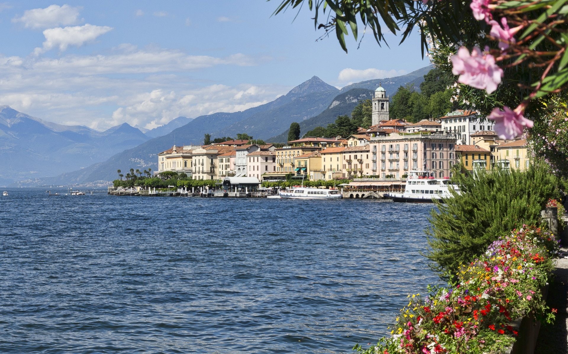 Lake Como, Bellagio, Italy, Town, Lombardy, Man Made, 1080P, HD Wallpaper