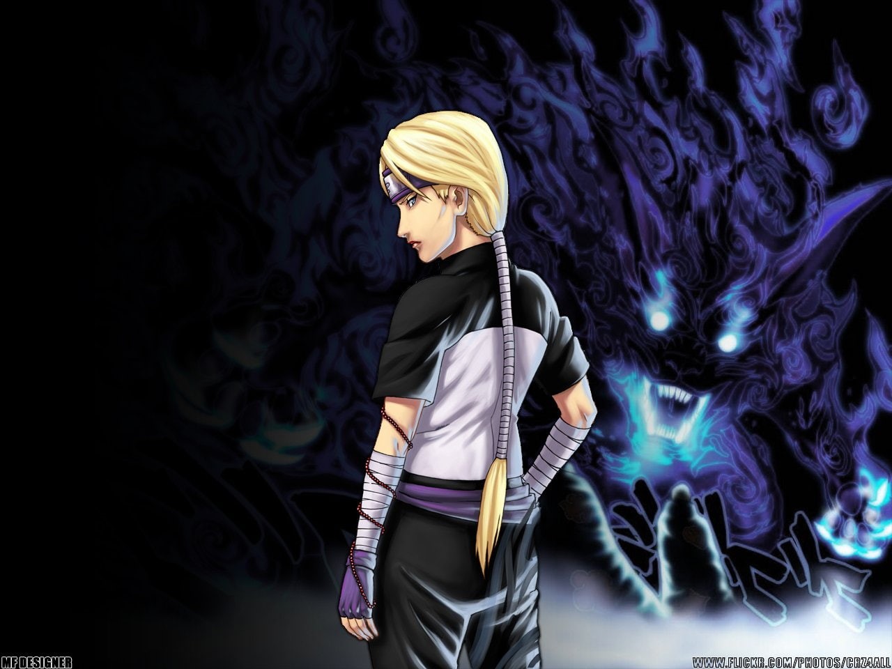 Naruto, Yugito Nii, haired, Anime, 720P, Matatabi (Naruto), character, male, yellow, HD Wallpaper