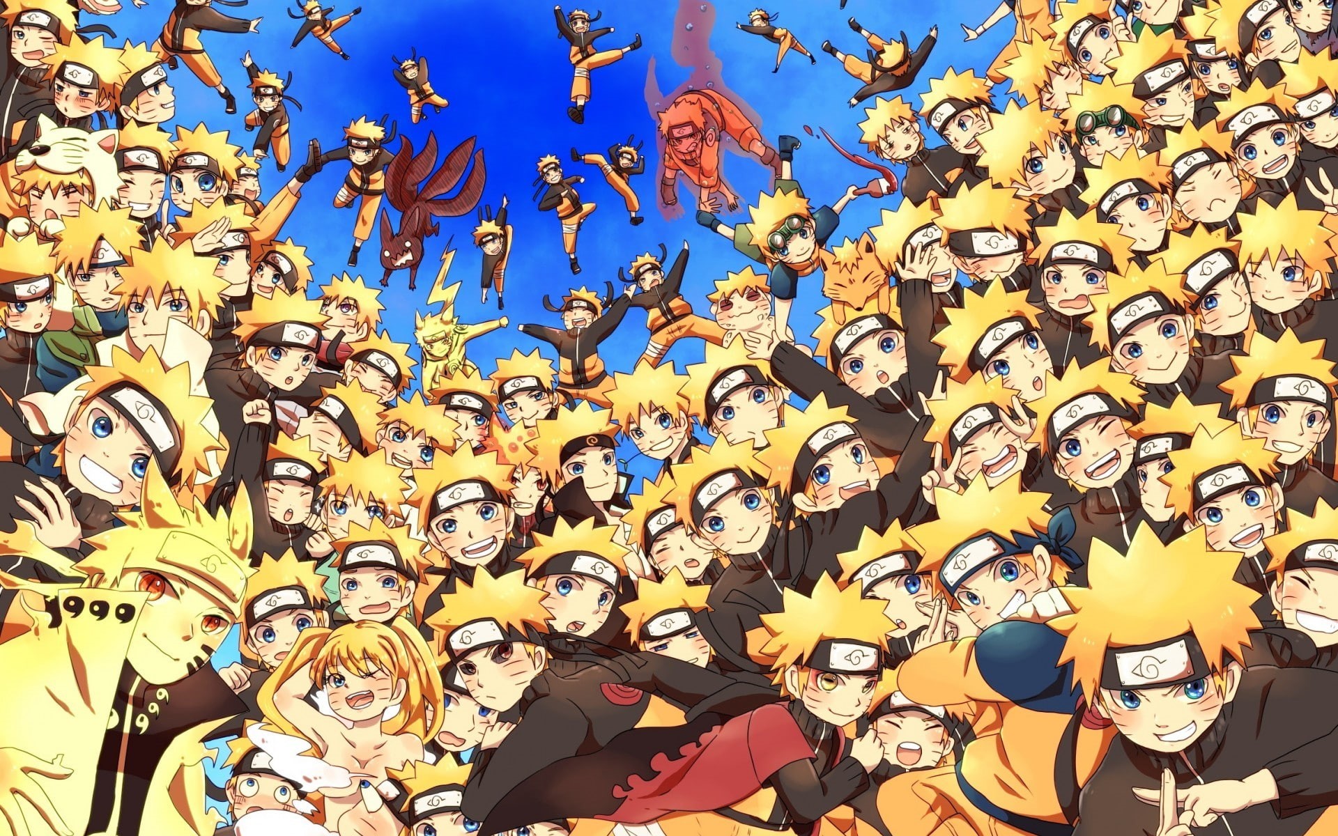 chibi, Jinchuuriki, Ninja Style, Naruto Shippuuden, cartoon, 1080P, HD Wallpaper
