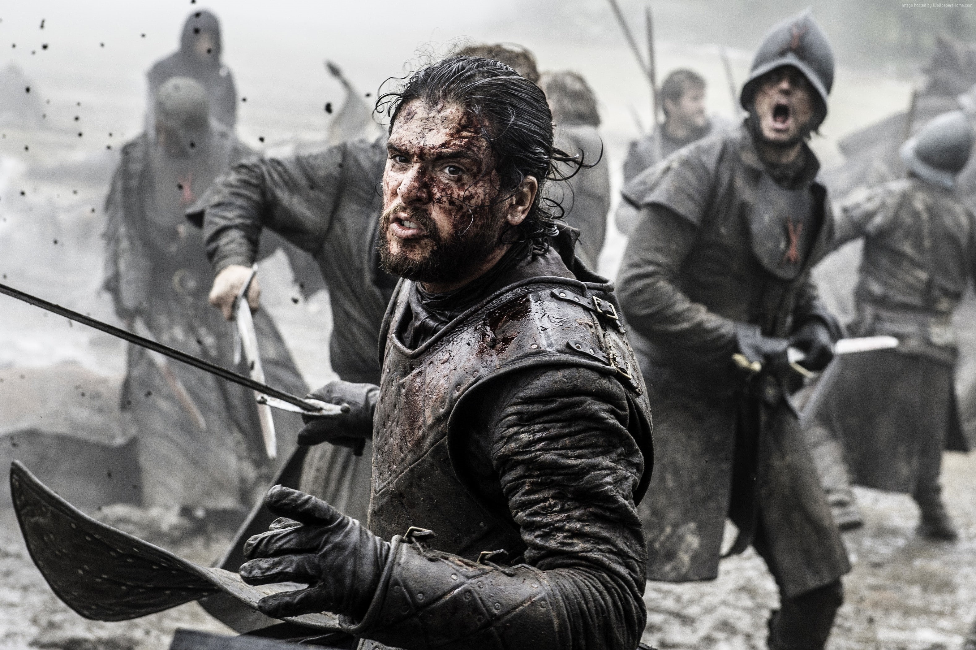 Game of Thrones, Jon Snow, Kit Harington, 6 season, 2K, HD Wallpaper