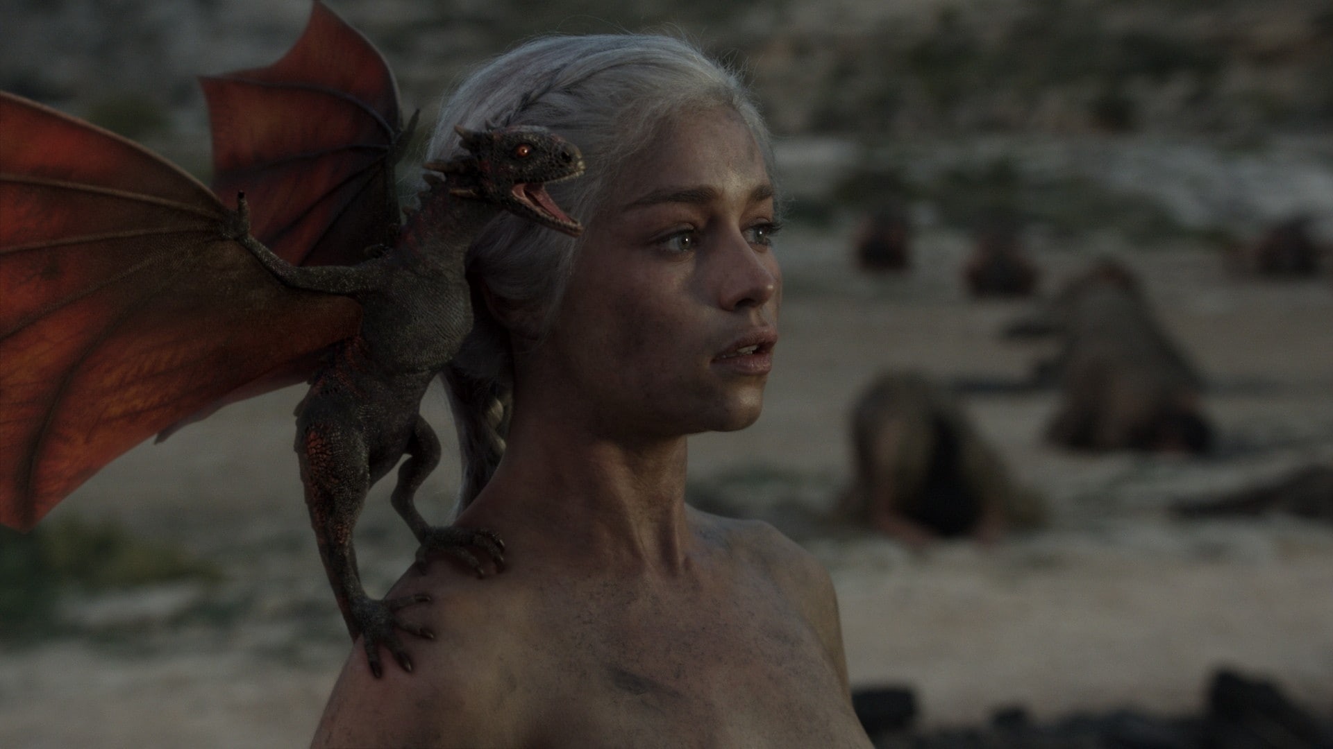 series, game, architecture, hd, thrones, daenerys, x, clarke, house, 1080P, Game of Thrones, houses, emilia, wall, dragons, targaryen, tv, art, HD Wallpaper
