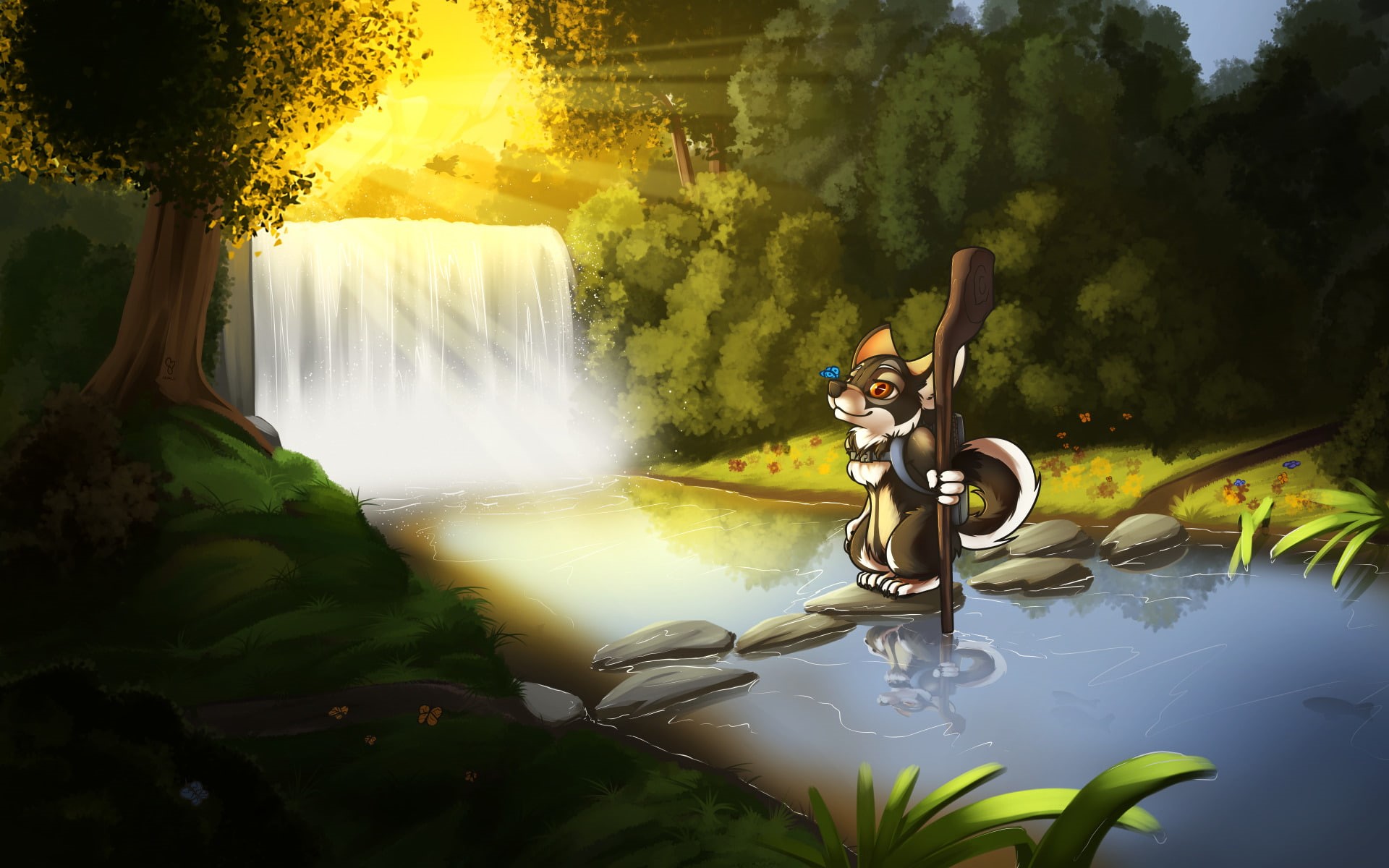 px, 1080P, art, x, furry, Anthro, hd, video, 1920x1200 px, mario, games, HD Wallpaper