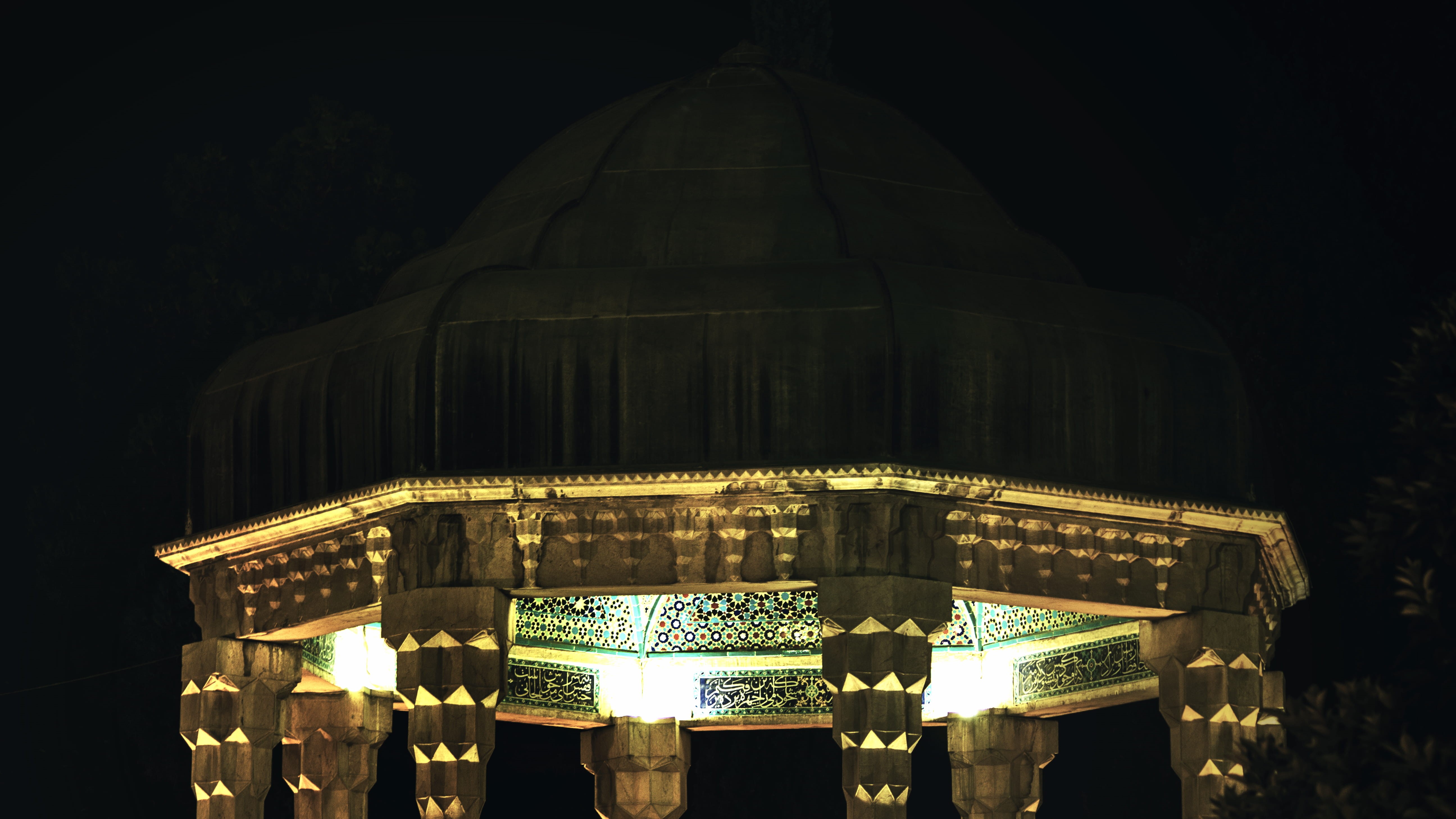 arts culture and entertainment, art, history, illuminated, colormix, low angle view, 5K, peace, hafez, spirituality, shiraz, city, canon, no people, travel, HD Wallpaper