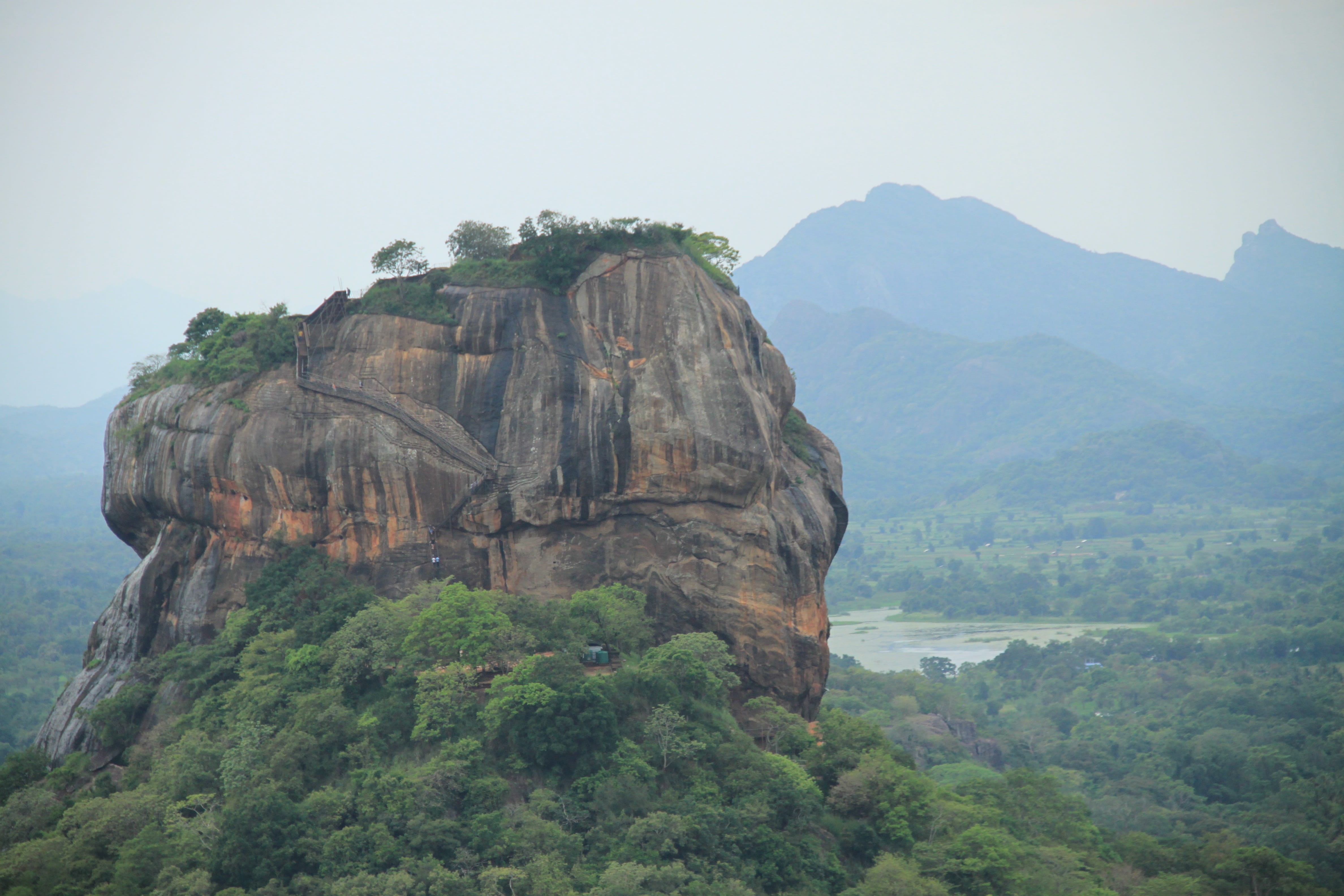 travel, asia, sri lanka, stone, colorful, plant, beauty in nature, green, non-urban scene, blue, tourism, rock - object, mountain, mountain range, atmosphere, HD Wallpaper