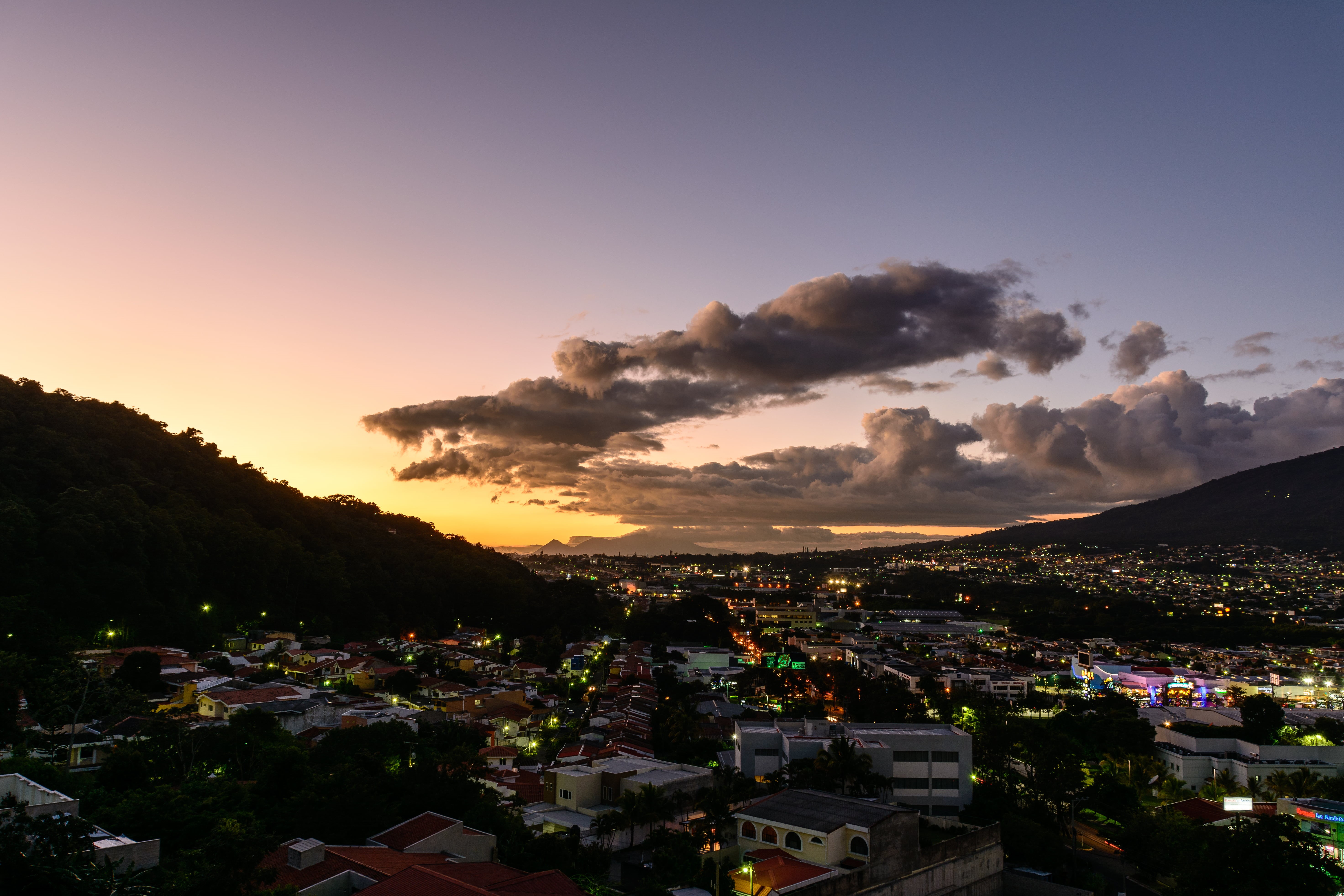 Evening, Cloud, 5K, Sky, El Salvador, San Salvador, Cities, HD Wallpaper