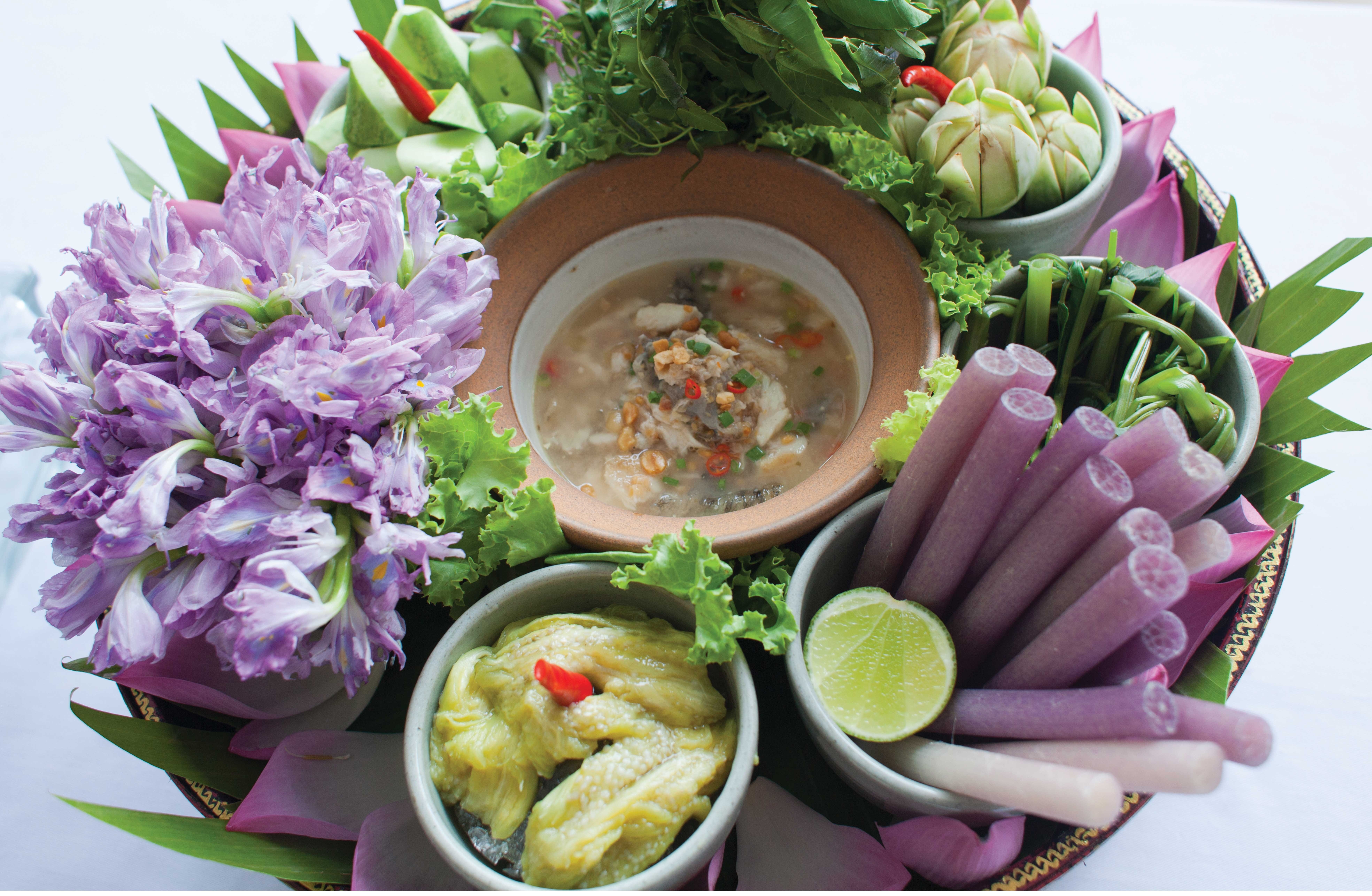 slice, ready-to-eat, freshness, food, vegetable, khmer food, indoors, bowl, flowering plant, directly above, close-up, high angle view, food and drink, HD Wallpaper