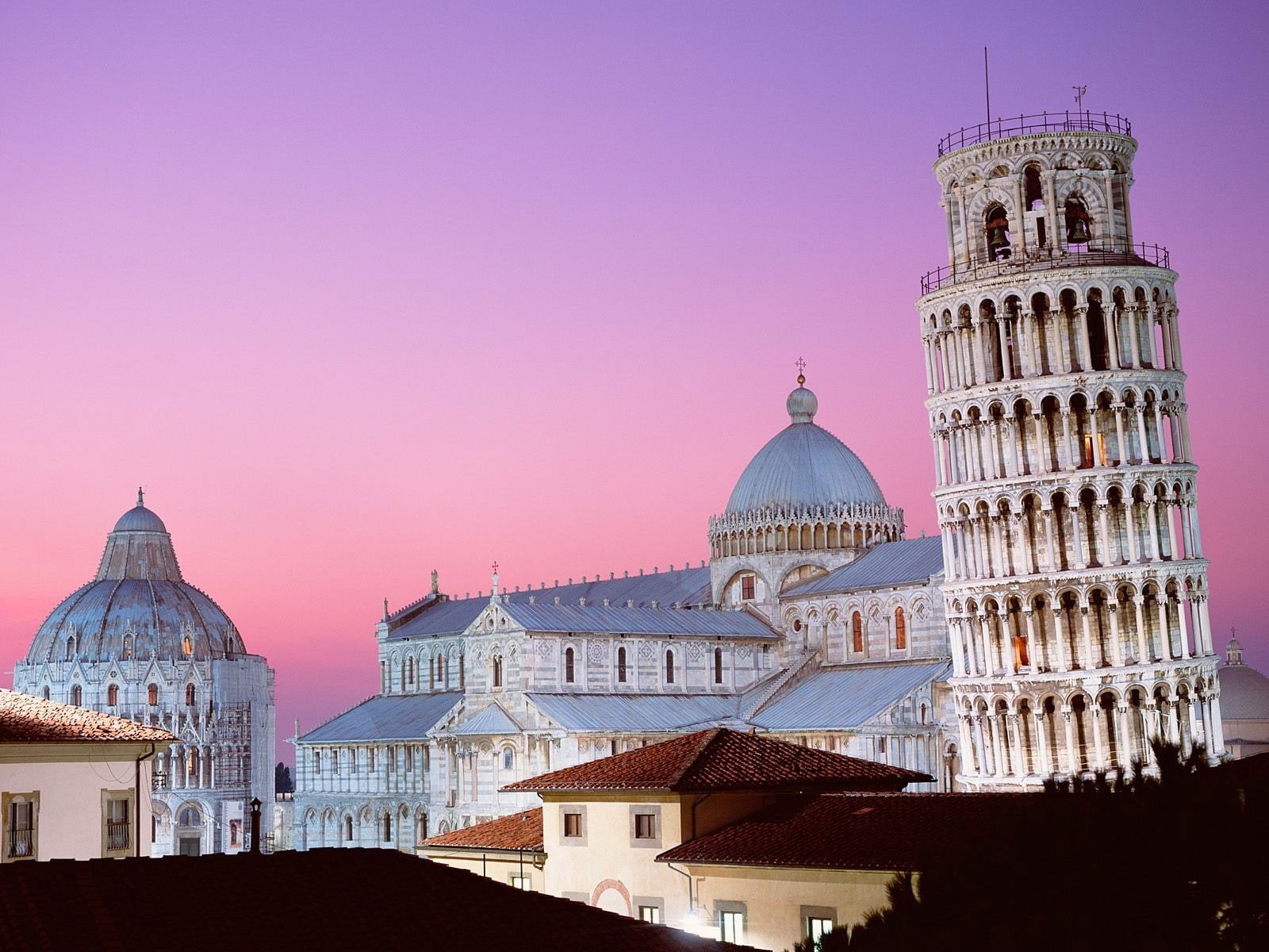 Leaning Tower of Pisa, city, Italy, architecture, 720P, HD Wallpaper