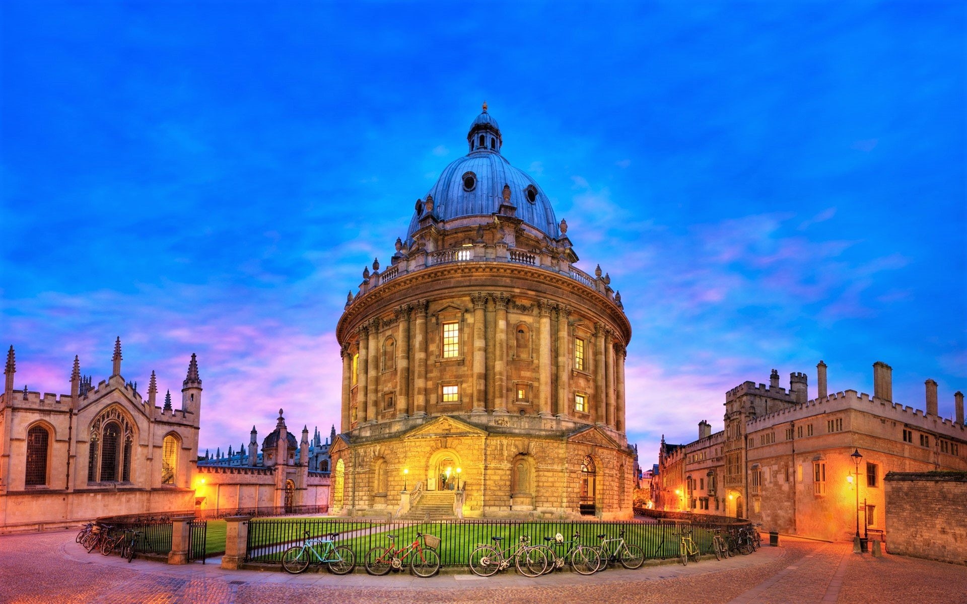 Oxford University, Buildings, 1080P, Bicycle, Radcliffe Camera, Building, Man Made, Britain, HD Wallpaper