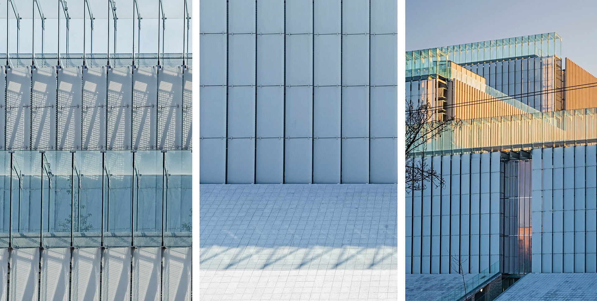 modern, Polish, sunlight, galleries, reflection, barrier, Lublin, blue, pattern, office building exterior, building, architecture, nature, building exterior, HD Wallpaper