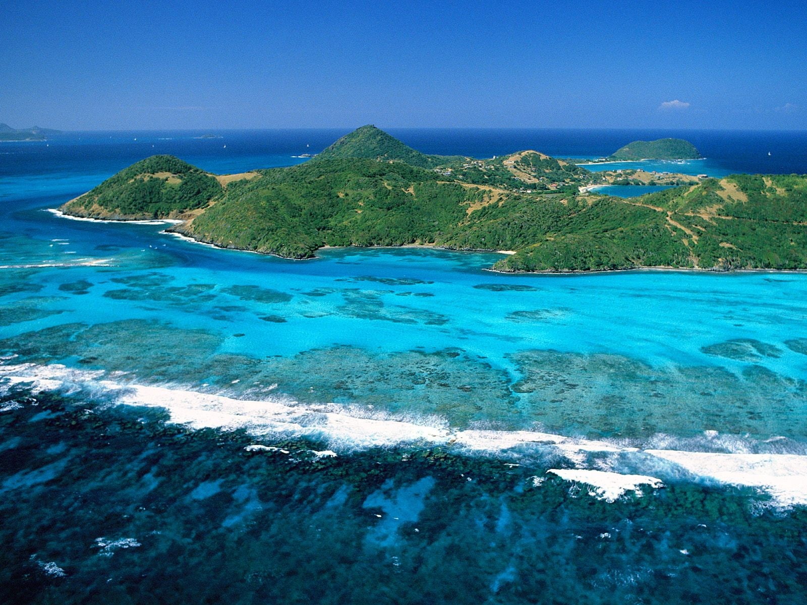 beach, lesser, union, hd, island, antilles, 720P, HD Wallpaper