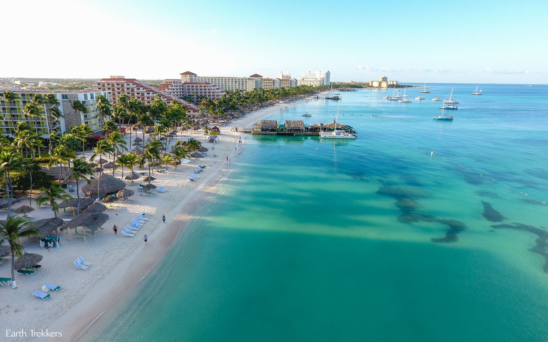 near, attractions, beach, hd, 1080P, auf, view, palm, aruba, air, arashi, tourist, HD Wallpaper