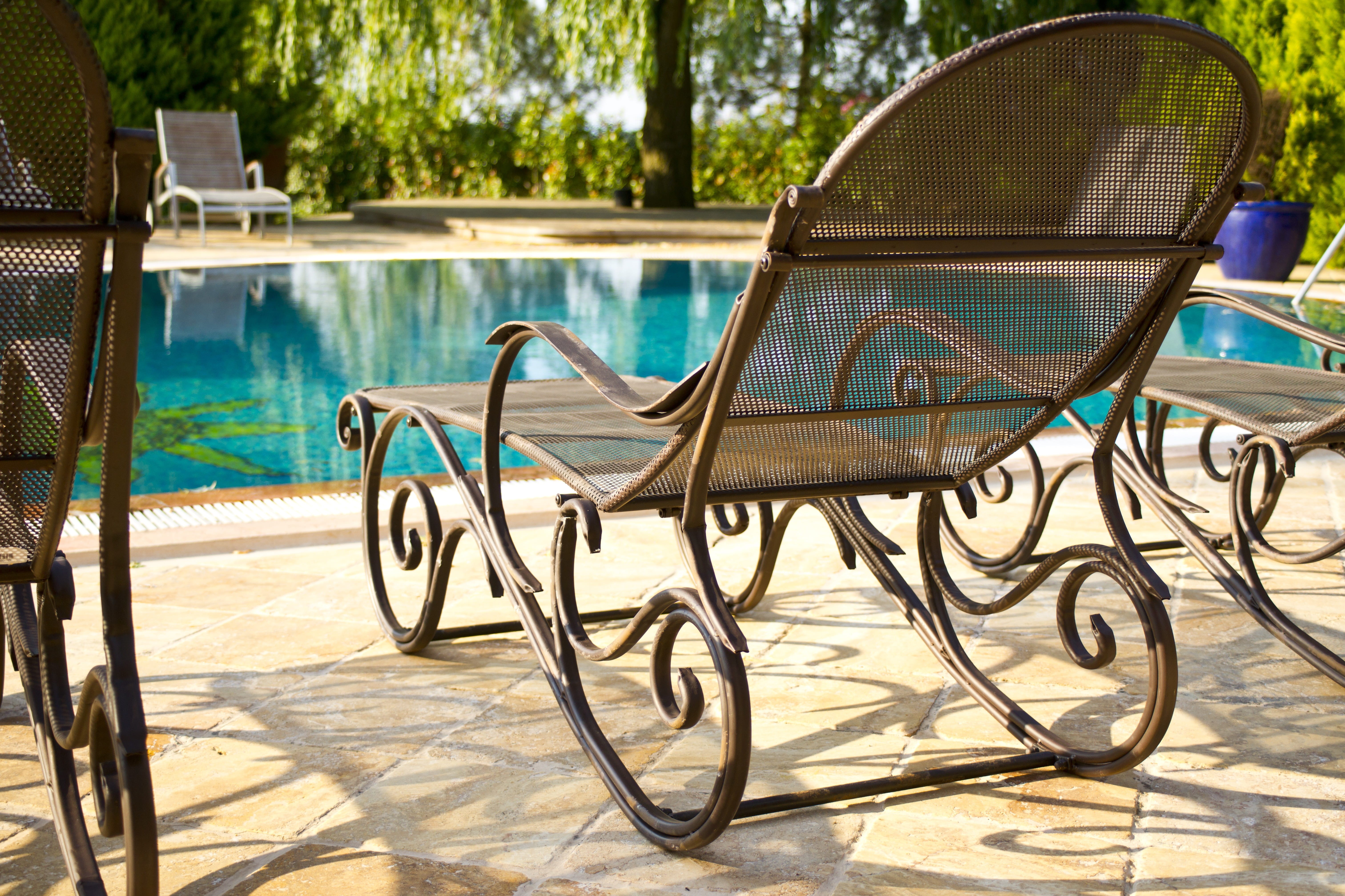 background, design, empty, water, building exterior, chair, seat, comfortable, decoration, footpath, blue, beautiful, transportation, sunbathing, bench, HD Wallpaper