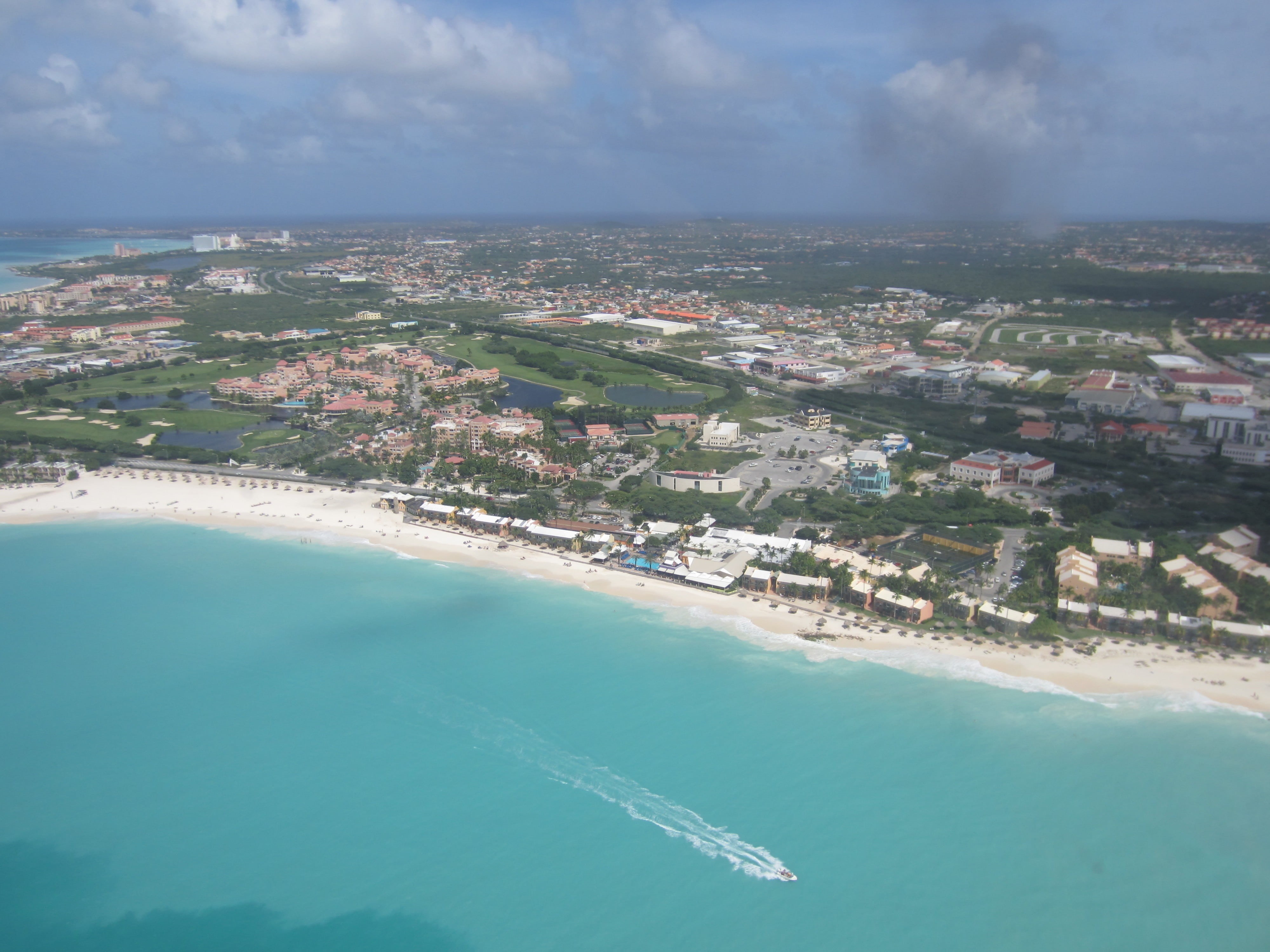 caribbean, netherlands antilles, sea, nature, no people, cityscape, outdoors, beach, helicopter, flight, aerial view, building, transportation, blue, building exterior, HD Wallpaper
