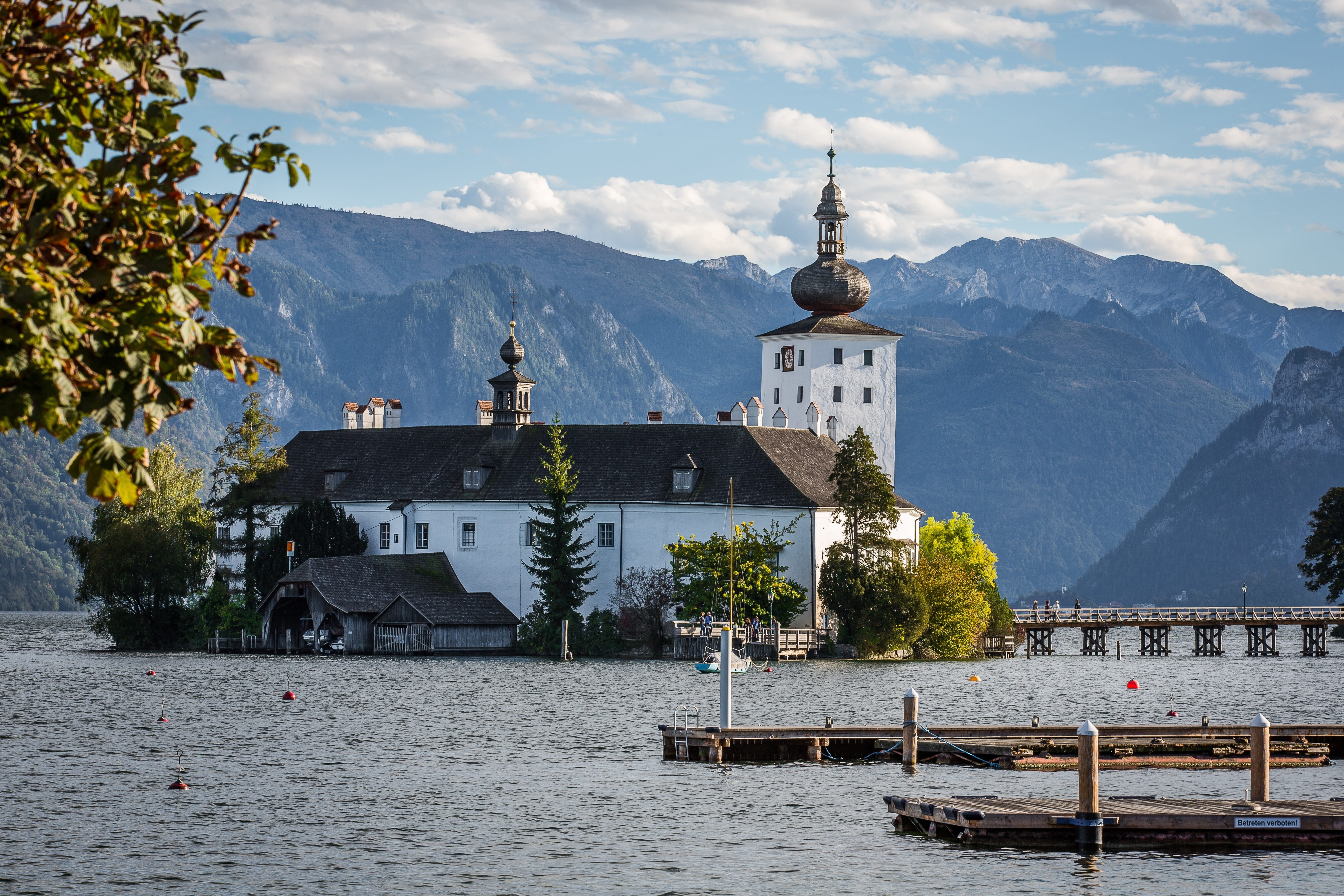 travel destinations, built structure, mountain range, outdoors, nature, place of worship, 5K, belief, architecture, building exterior, tree, sky, spire, HD Wallpaper