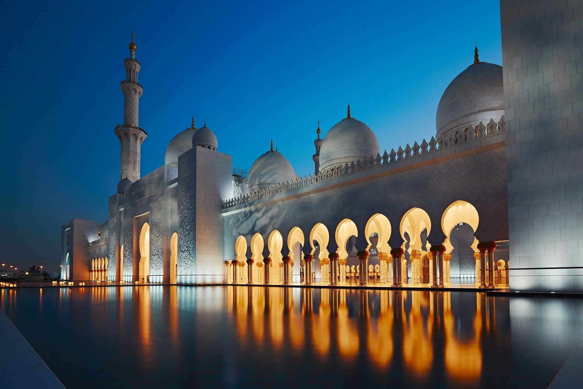 1080P, Sheikh Zayed Grand Mosque, Mosques, HD Wallpaper