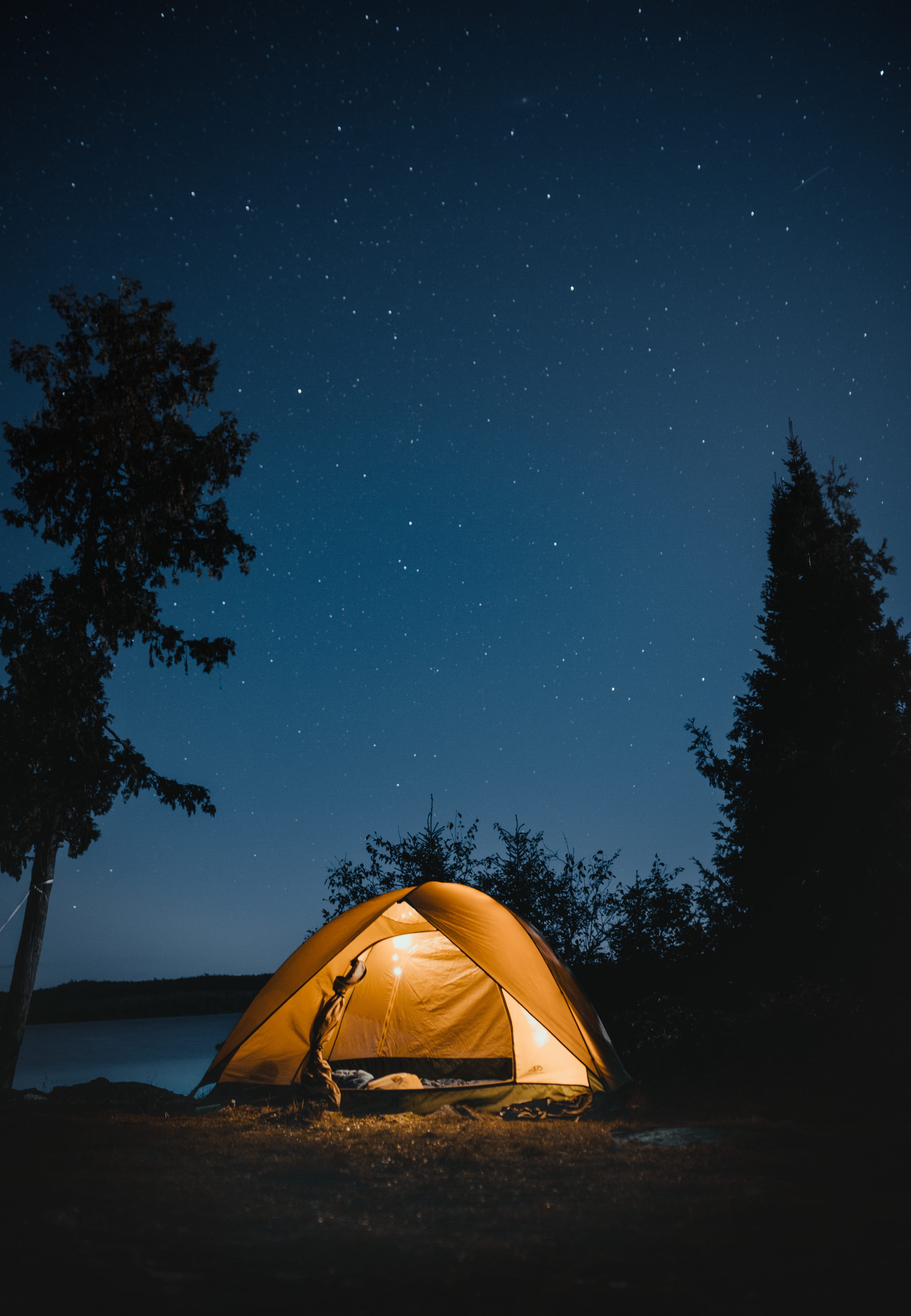 wilderness Area, exploration, background, scenics, hiking, dark, light, camping, blue, food, summer, star - Space, outdoor, lake, near, no People, mountain, Phone HD Wallpaper