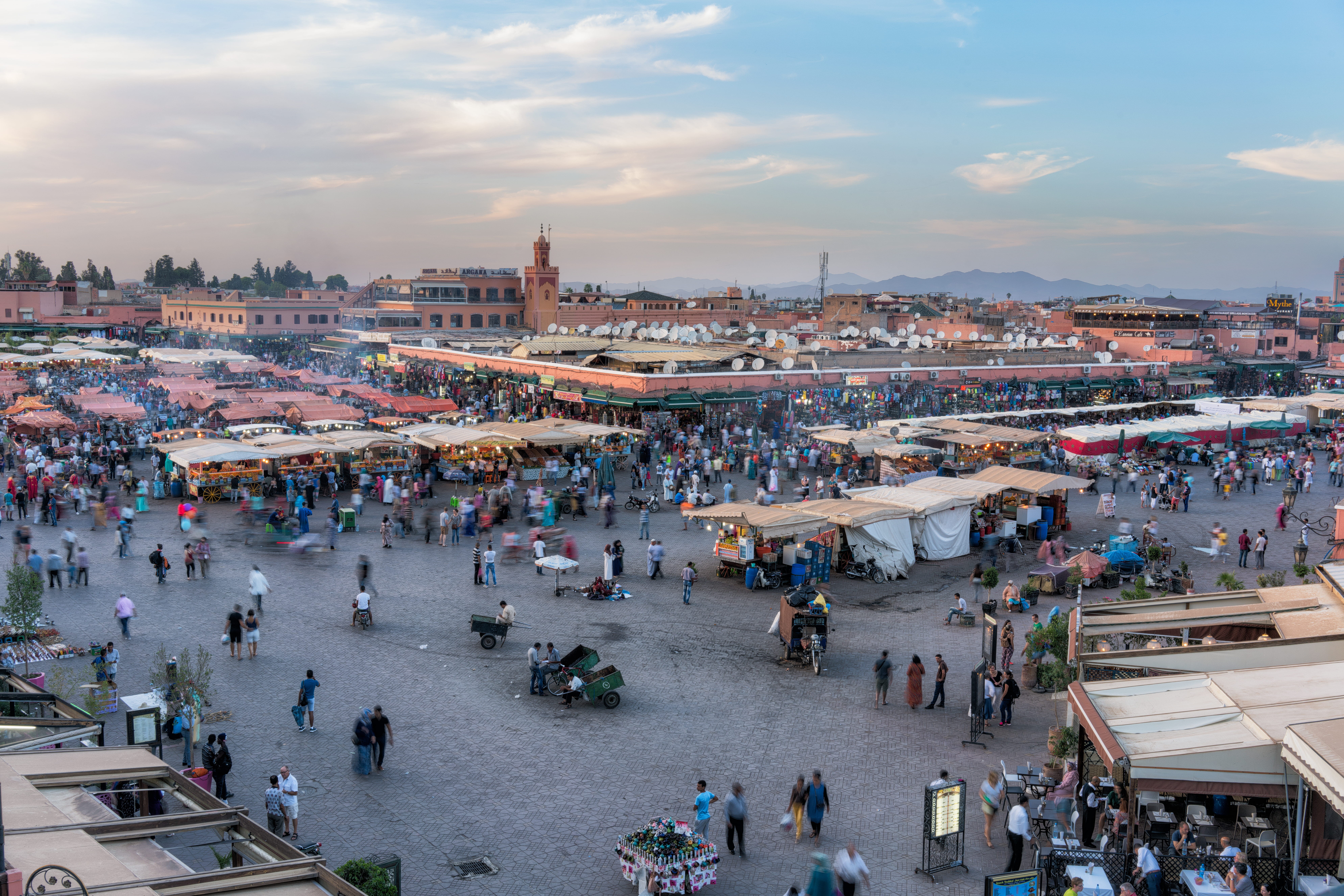 person, jemaa el-fna, downtown, morocco, town, airport, large group of people, outdoors, group of people, building, 8K, consumerism, crowd, city, lifestyles, HD Wallpaper