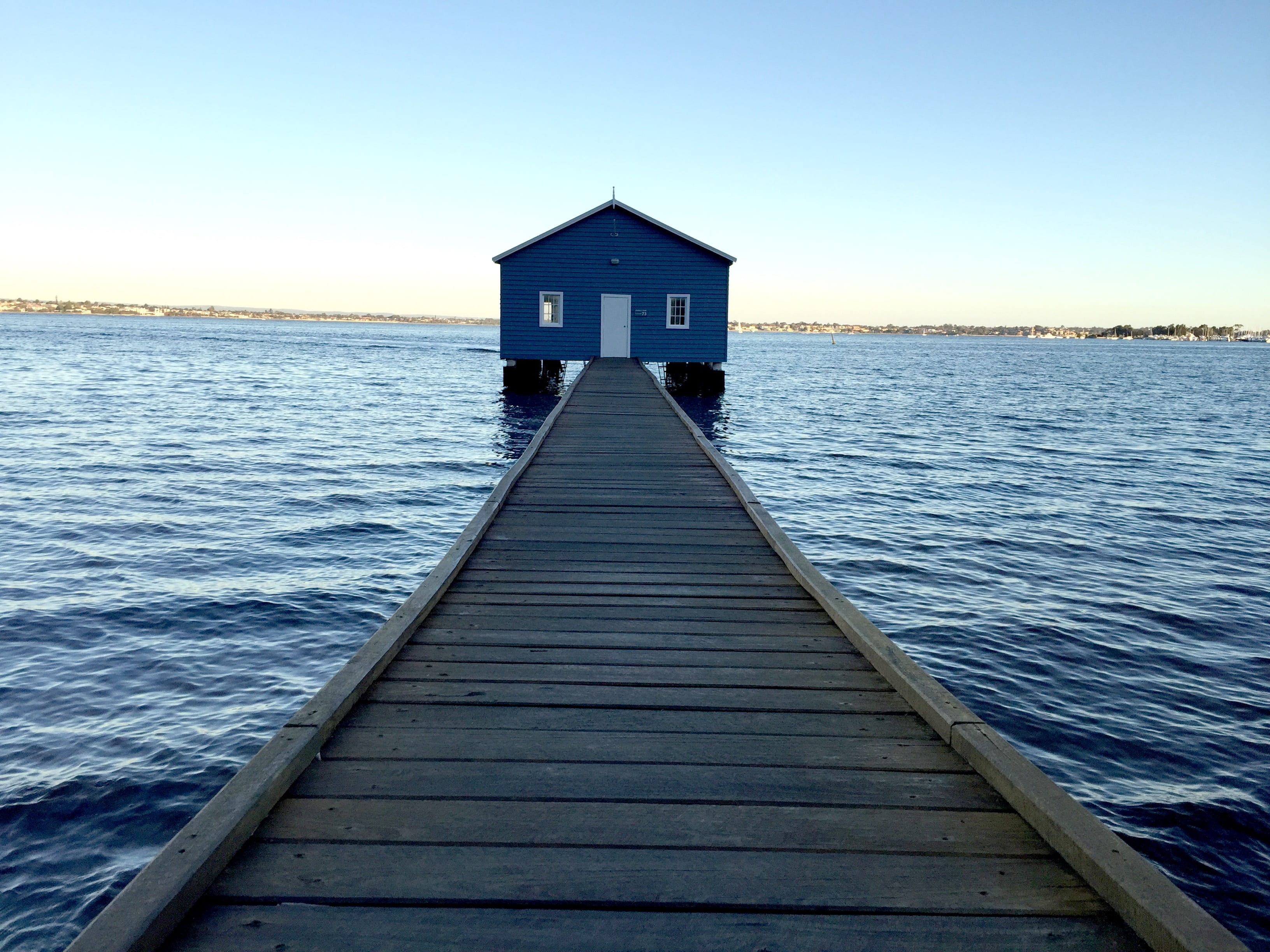 building exterior, wood - material, architecture, horizon over water, pier, sea, western, direction, nature, australia, boat, western australia, swan river, HD Wallpaper