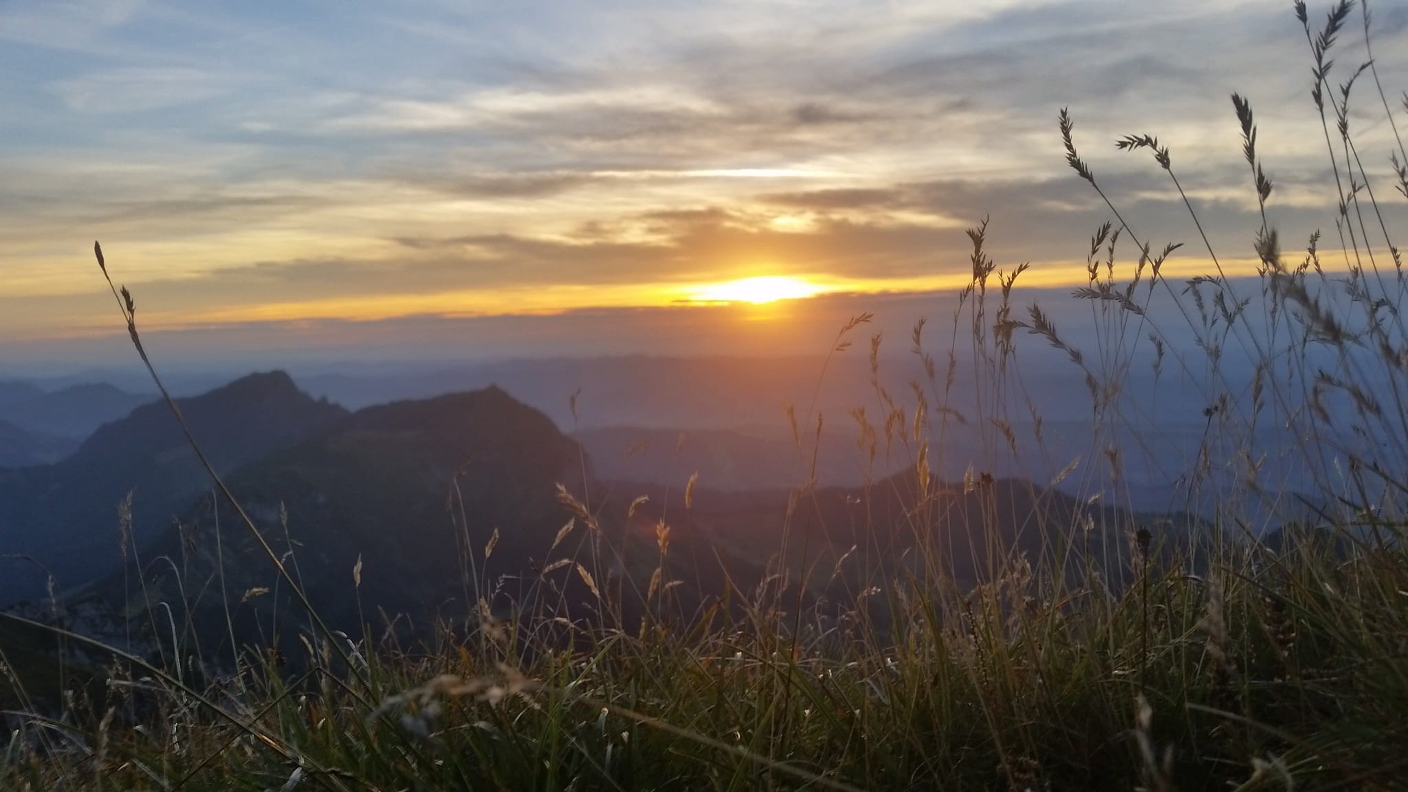 scenics - nature, field, volaris paragliding, tranquil scene, 1080P, non-urban scene, abendstimmung, nature, cloud - sky, tranquility, sunset, ram box, HD Wallpaper
