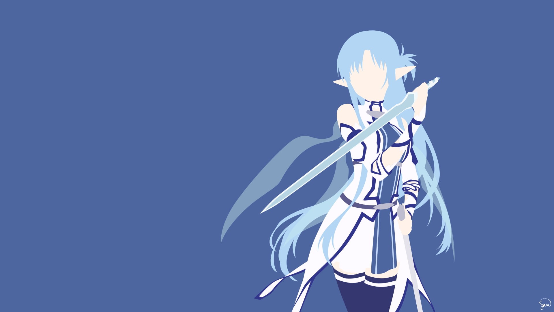 no people, representation, human representation, low angle view, Yuuki Asuna, outdoors, copy space, craft, white color, music, male likeness, metal, Sword Art Online, HD Wallpaper