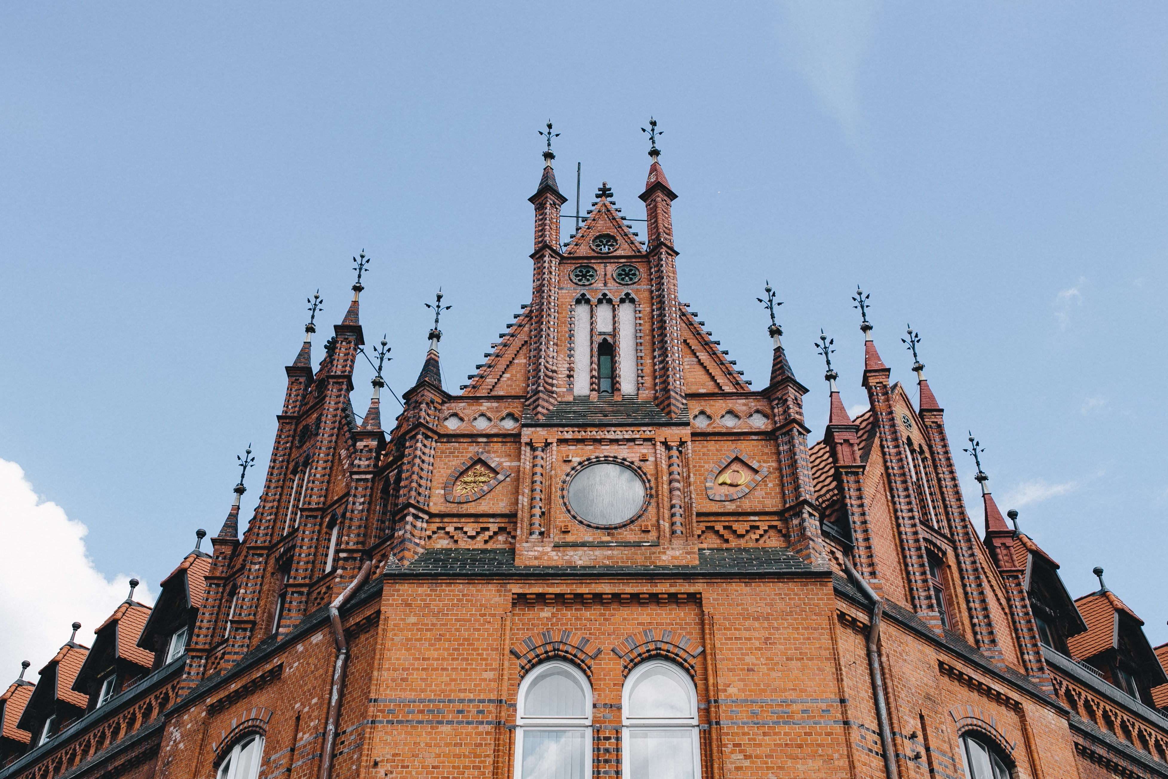 architecture And Buildings, famous Place, travel destinations, tenement house, Bydgoszcz, nature, no people, City, street, clock, Europe, travel, old town, HD Wallpaper