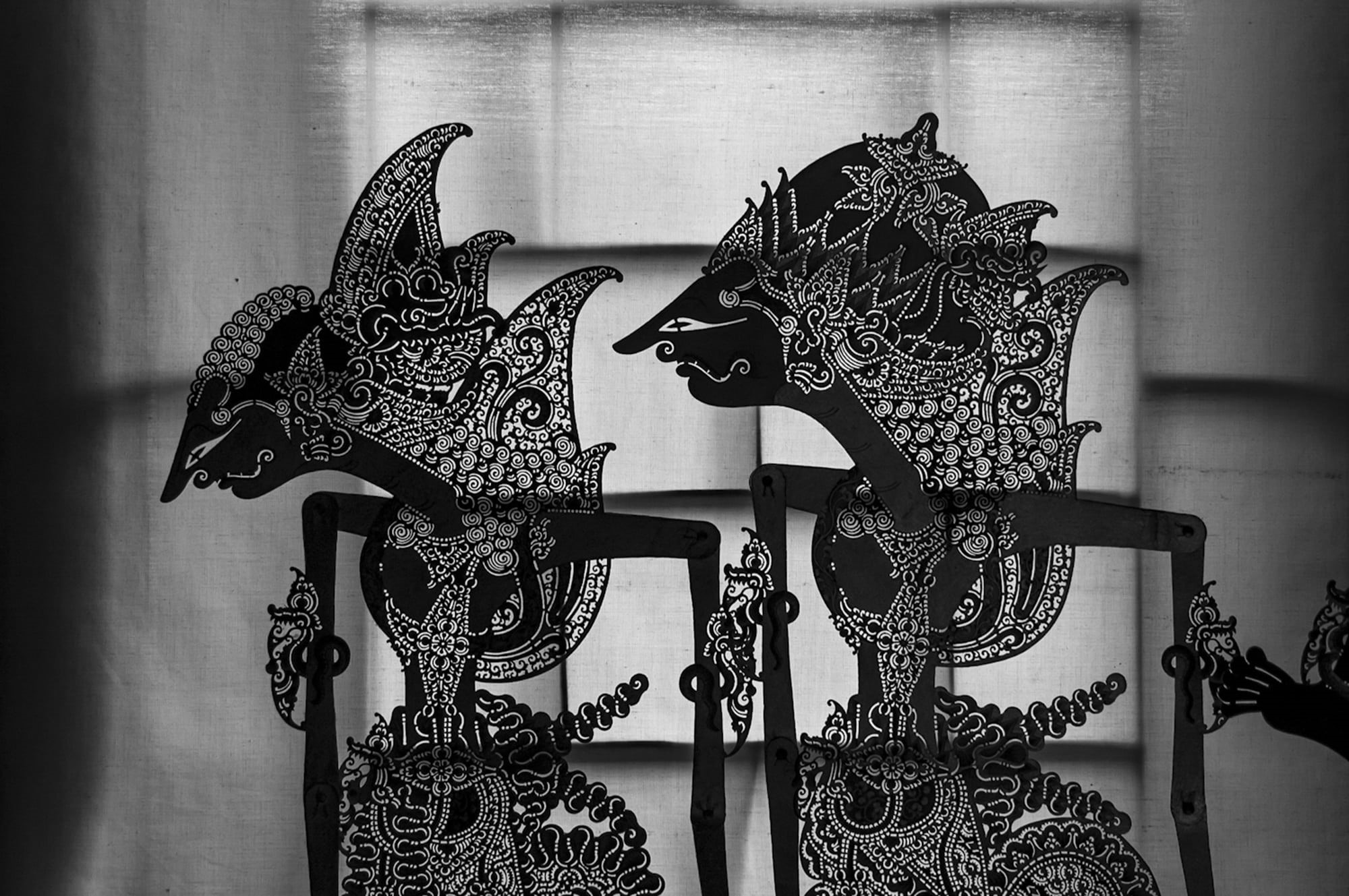 ornate, mask, mask - disguise, shadow, painting, indoors, indonesia, kulit, female likeness, show, pattern, day, wayang, craft, festival, 1080P, creativity, HD Wallpaper