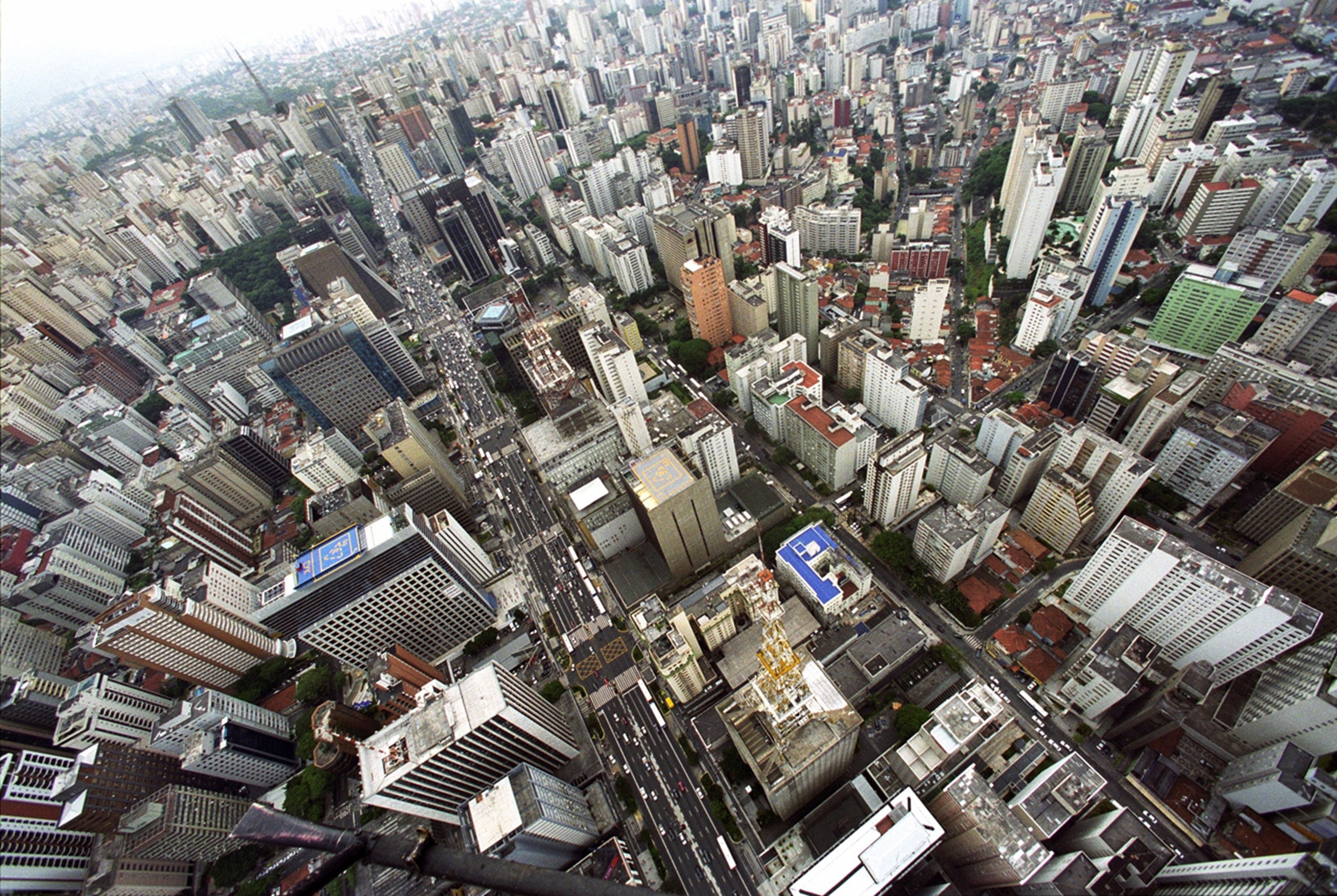 brazil, aerial, vie, city, paulo, sao, building, urban, metropole, 4K, Landscape, HD Wallpaper