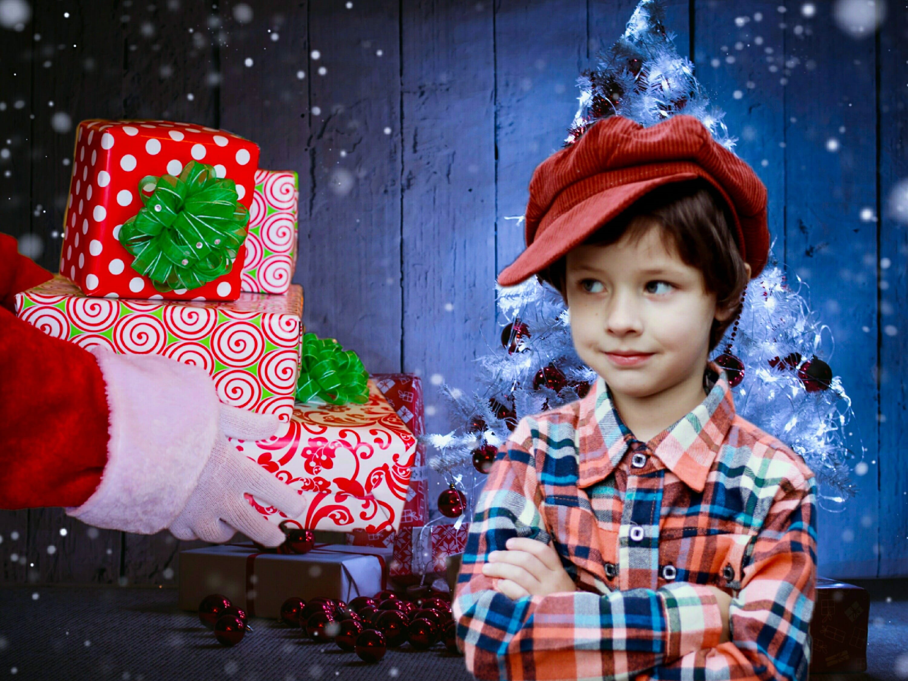 males, child, santa claus, young, clothing, childhood, merry, christmas eve, santa, clause, gifts, new year, 2K, smiling, one person, boys, 2020cap, looking, HD Wallpaper